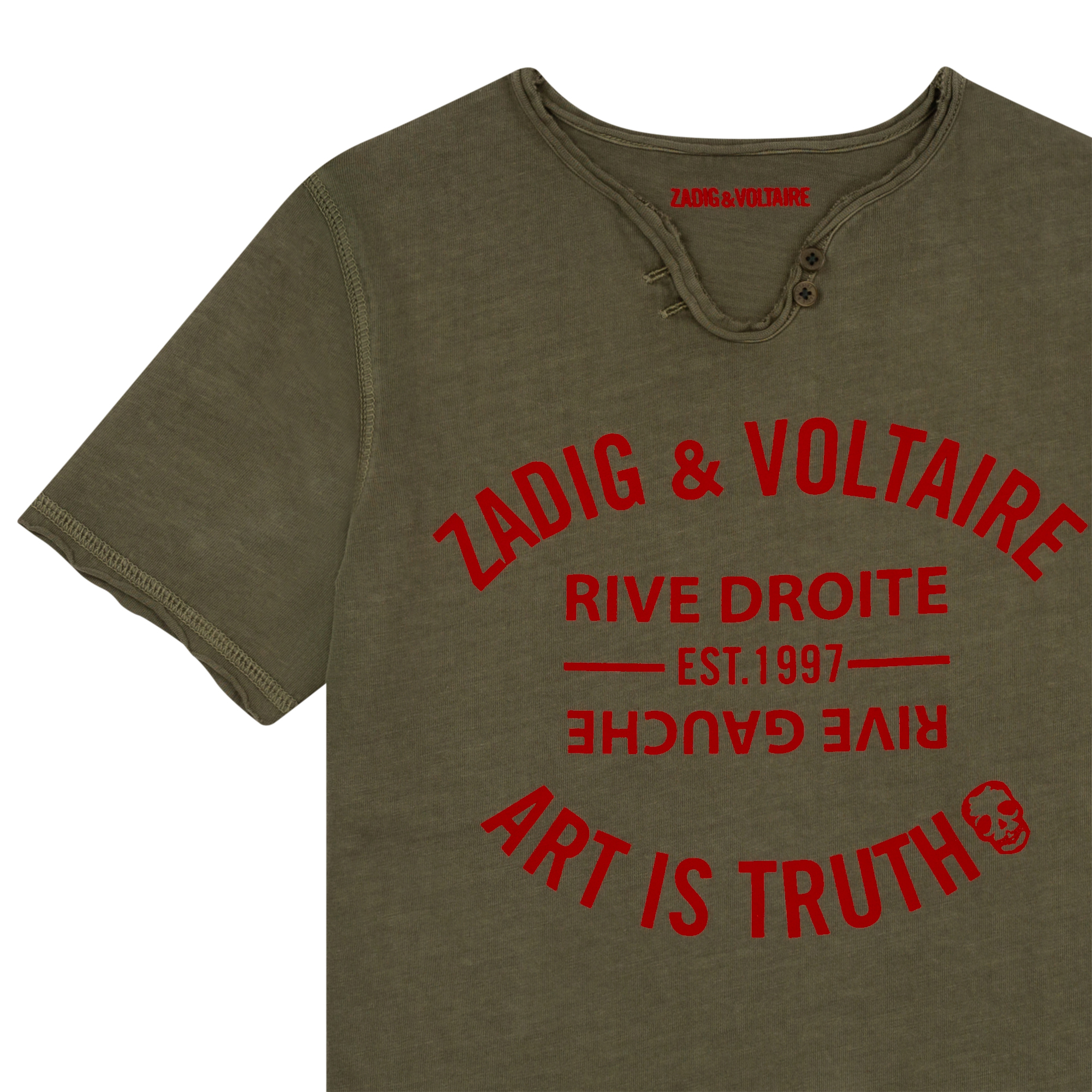 T-shirt tunisina in cotone ZADIG & VOLTAIRE Per RAGAZZO