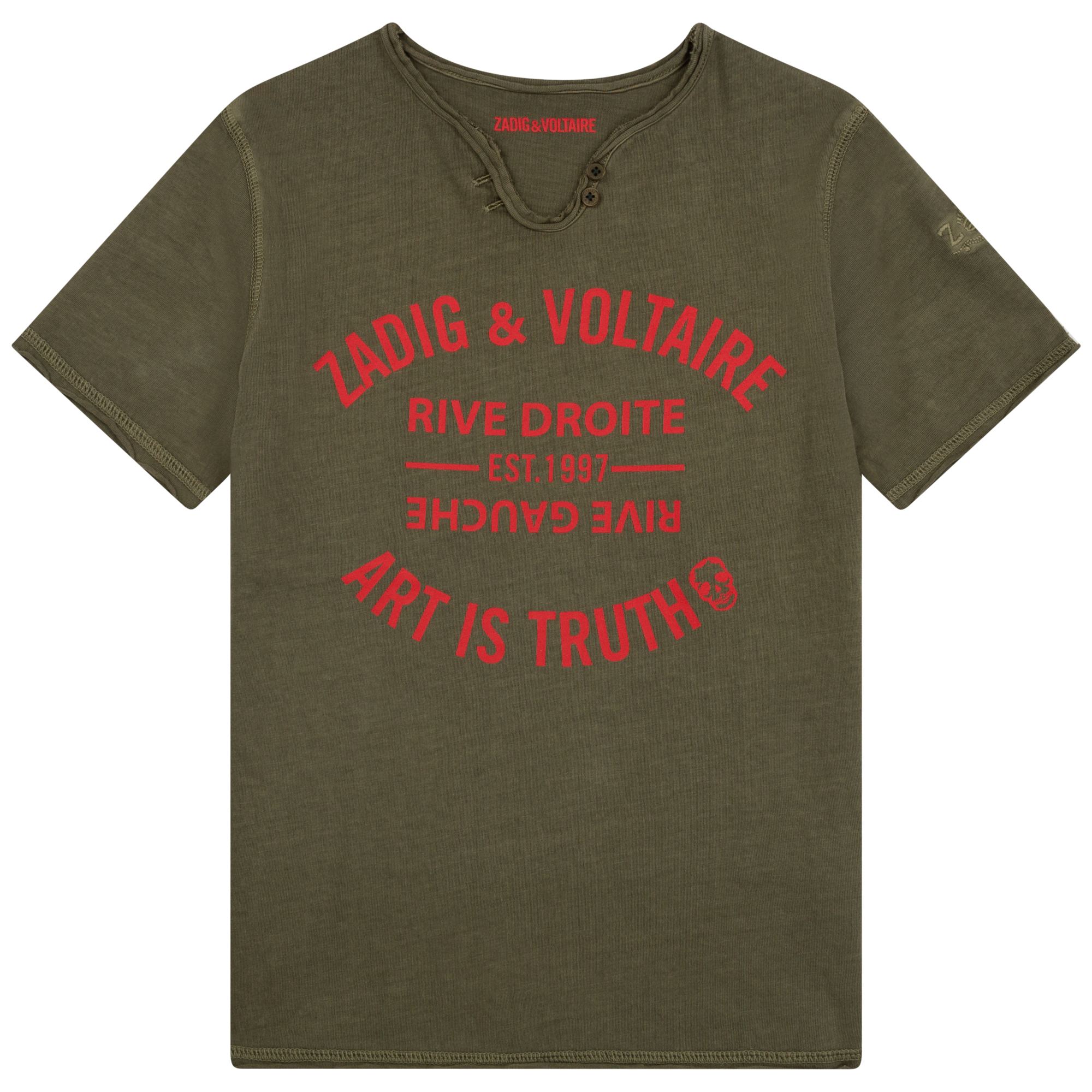 Tunesisch T-shirt van katoen ZADIG & VOLTAIRE Voor
