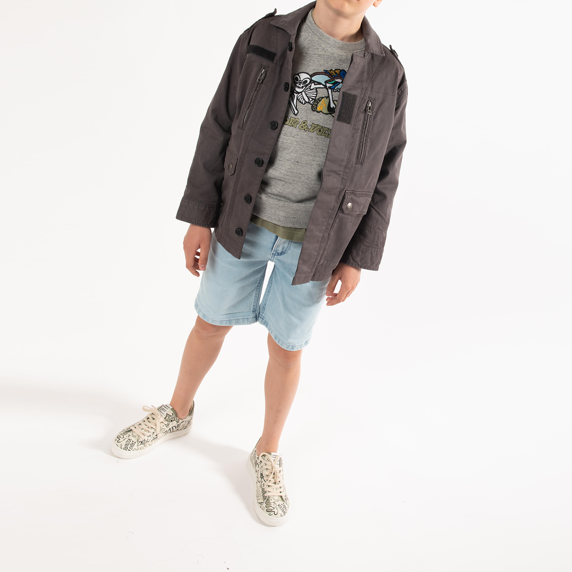 Embroidered fleece sweatshirt ZADIG & VOLTAIRE for BOY