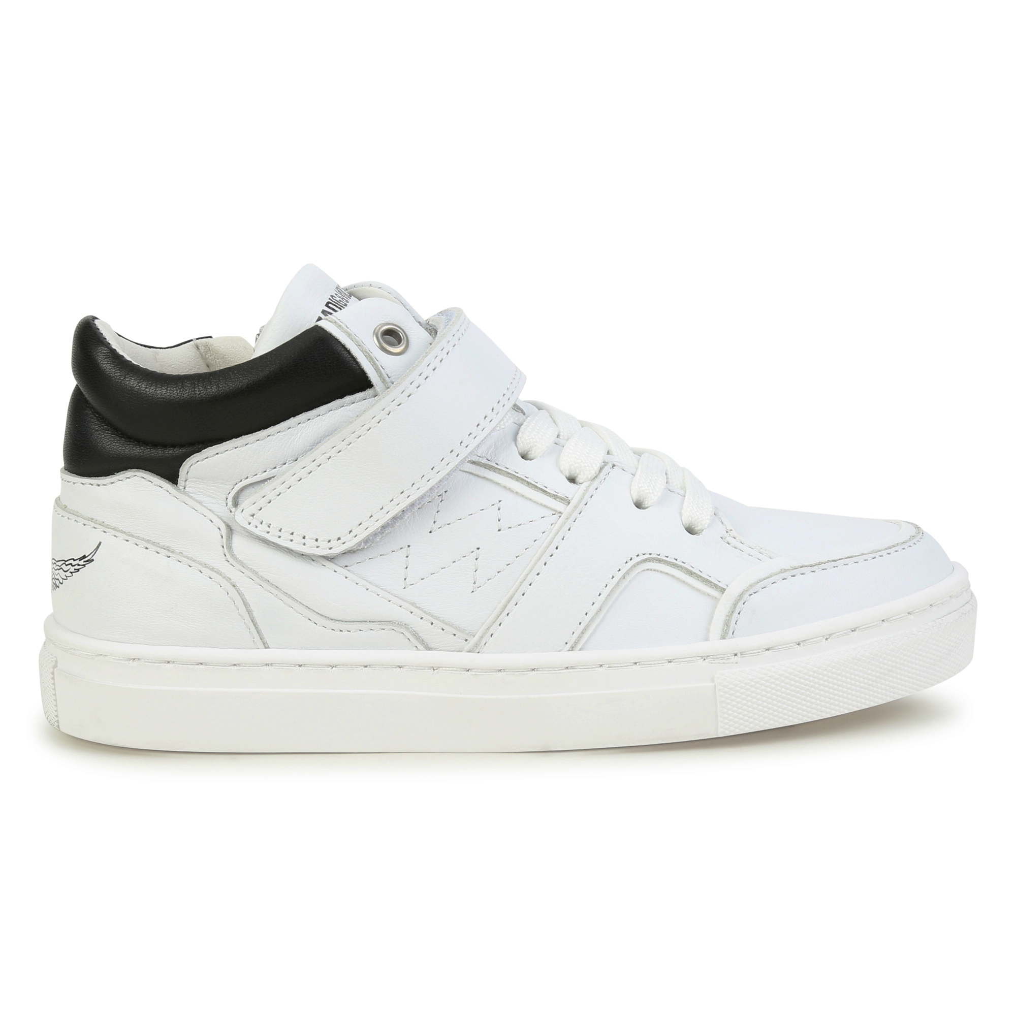 Leather hook-and-loop trainers ZADIG & VOLTAIRE for UNISEX