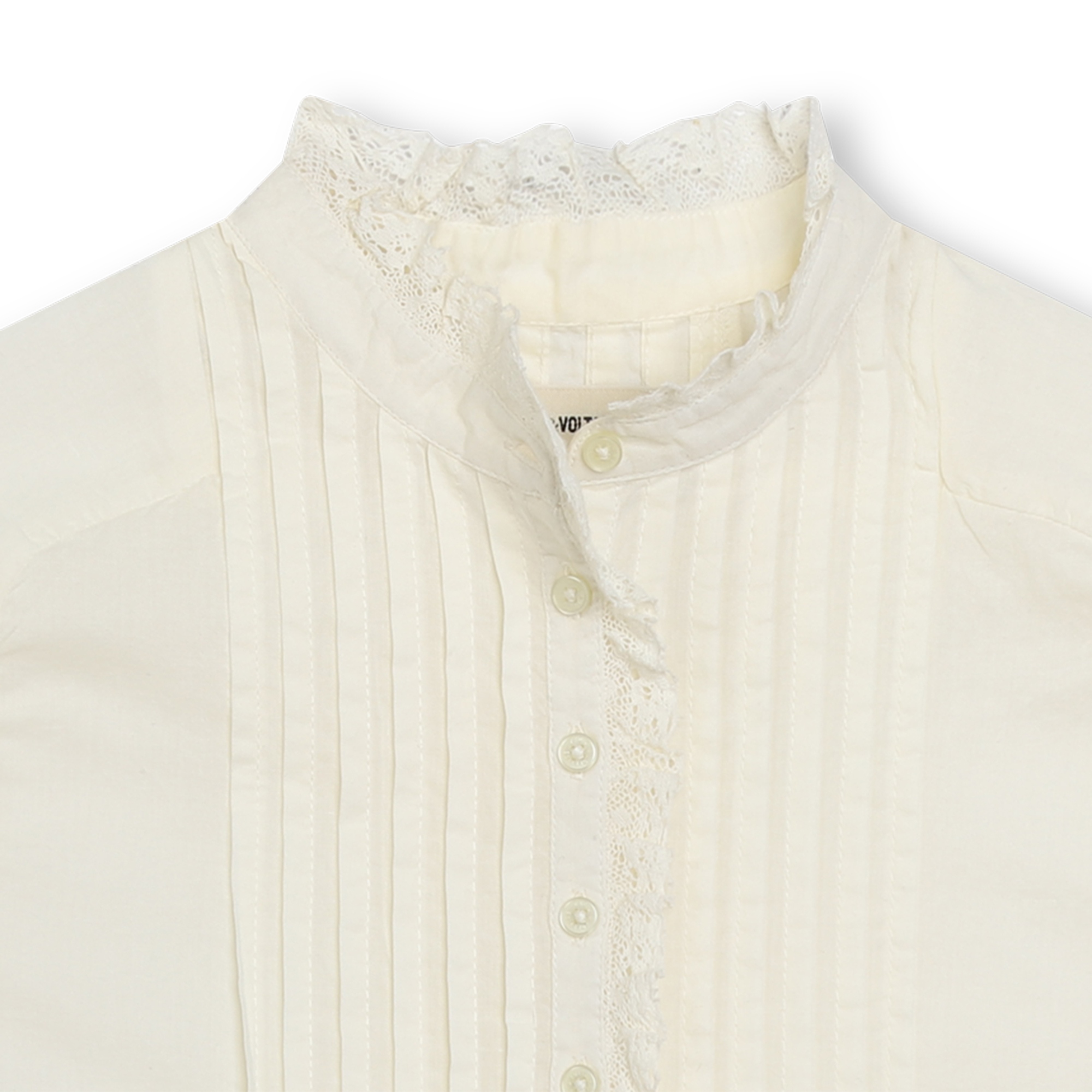 Katoenen blouse met ruches ZADIG & VOLTAIRE Voor