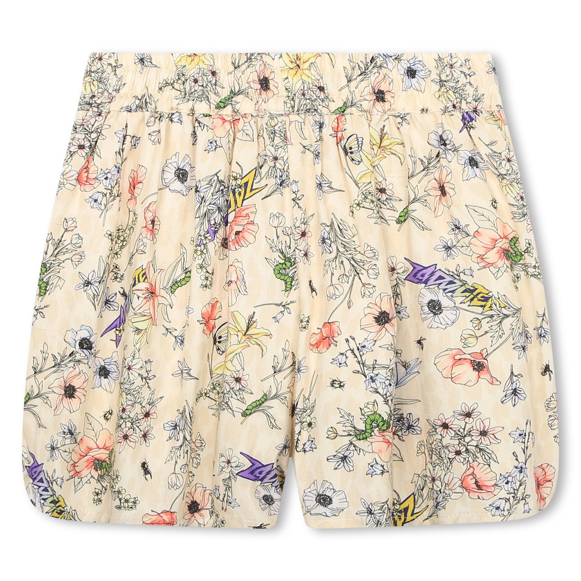 Florale Shorts mit Taschen ZADIG & VOLTAIRE Für MÄDCHEN