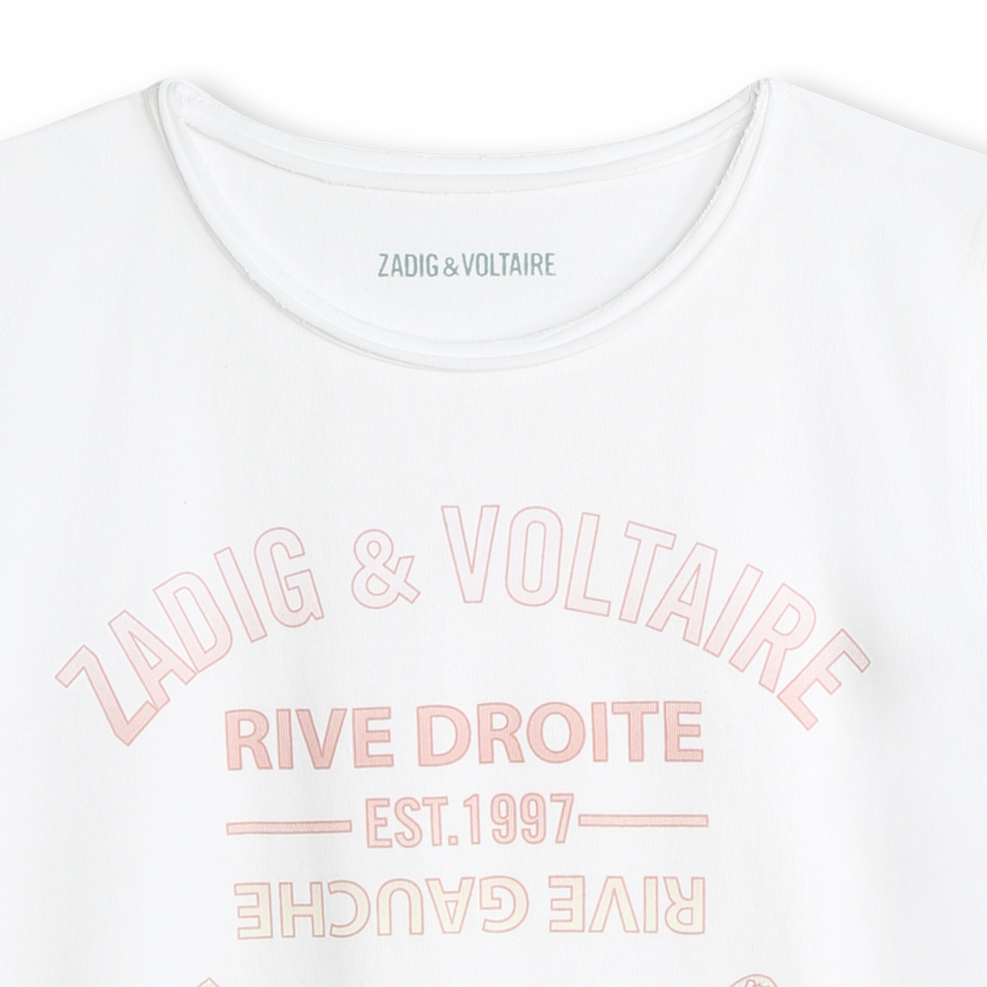 T-shirt coton à illustration ZADIG & VOLTAIRE pour FILLE