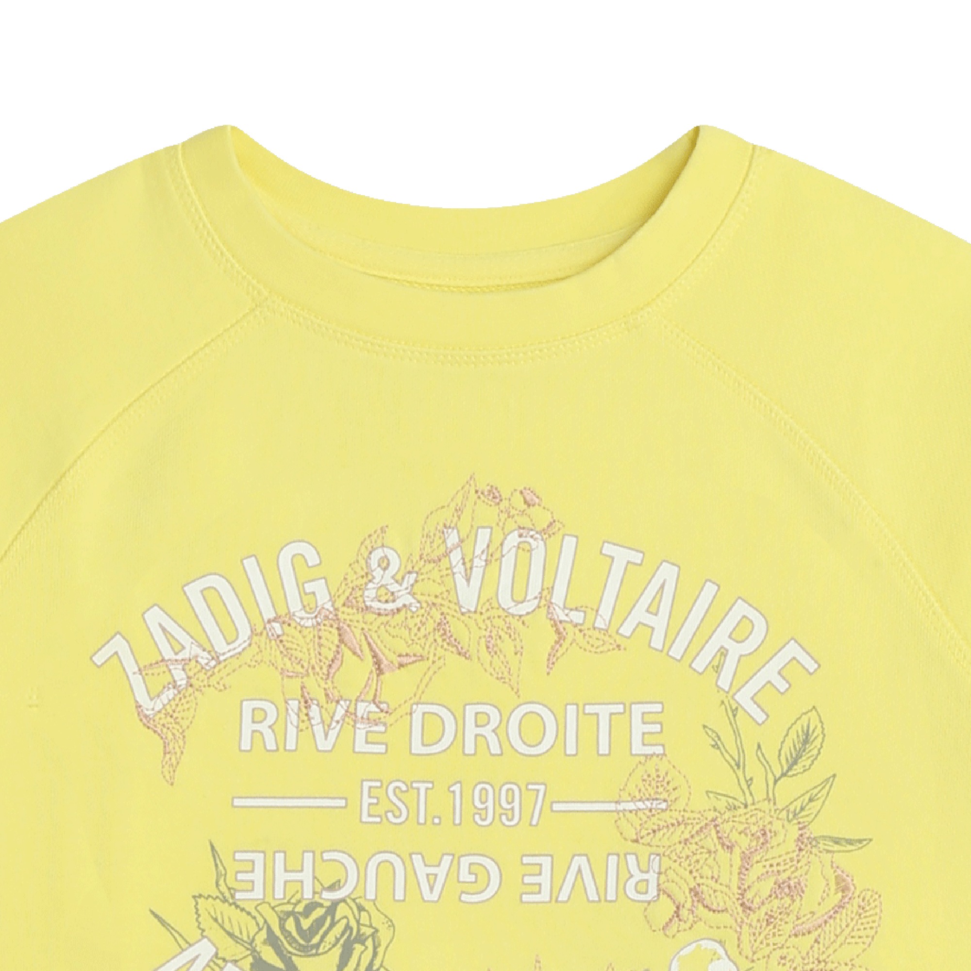 Sweat-shirt molletonné coton ZADIG & VOLTAIRE pour FILLE