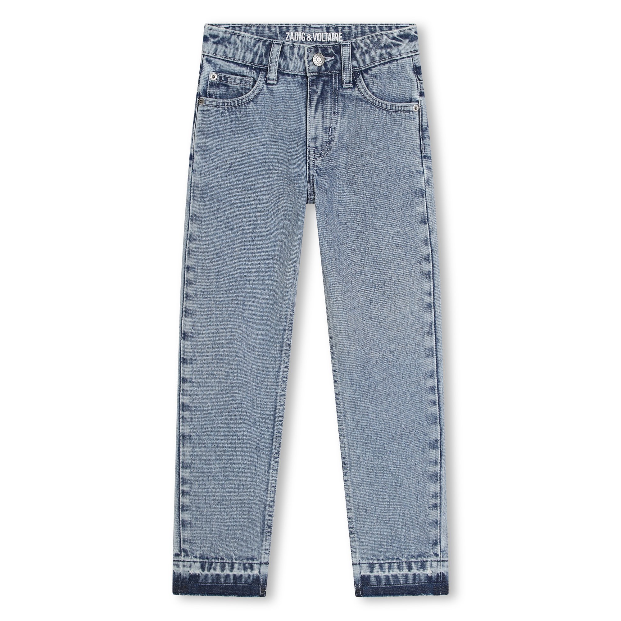Jeans washed out in cotone ZADIG & VOLTAIRE Per RAGAZZO
