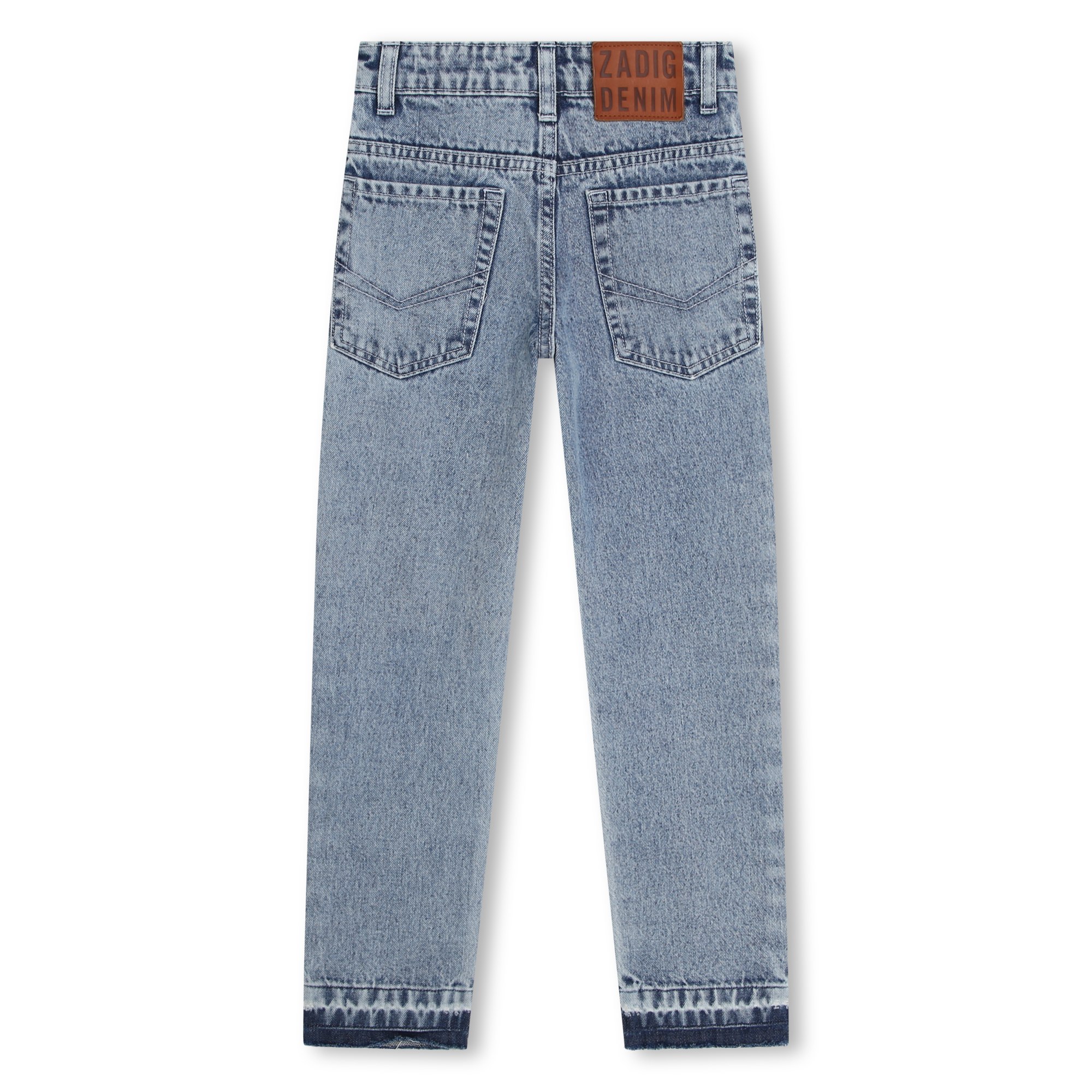 Stonewashed cotton jeans ZADIG & VOLTAIRE for BOY
