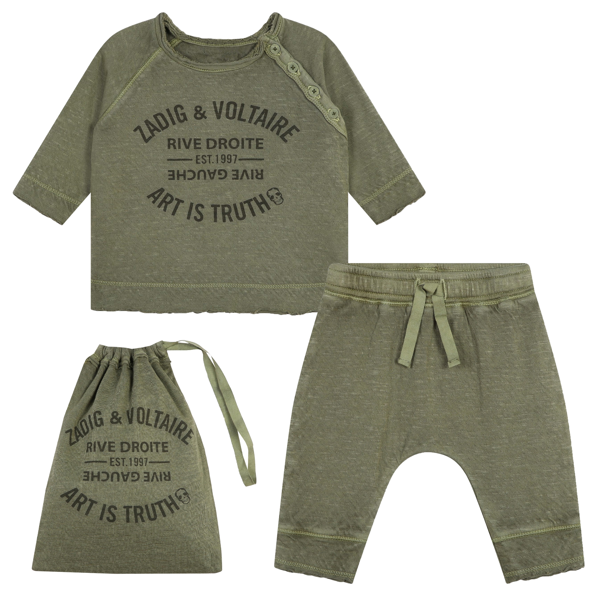 Baumwoll-Set mit Shirt + Hose ZADIG & VOLTAIRE Für UNISEX