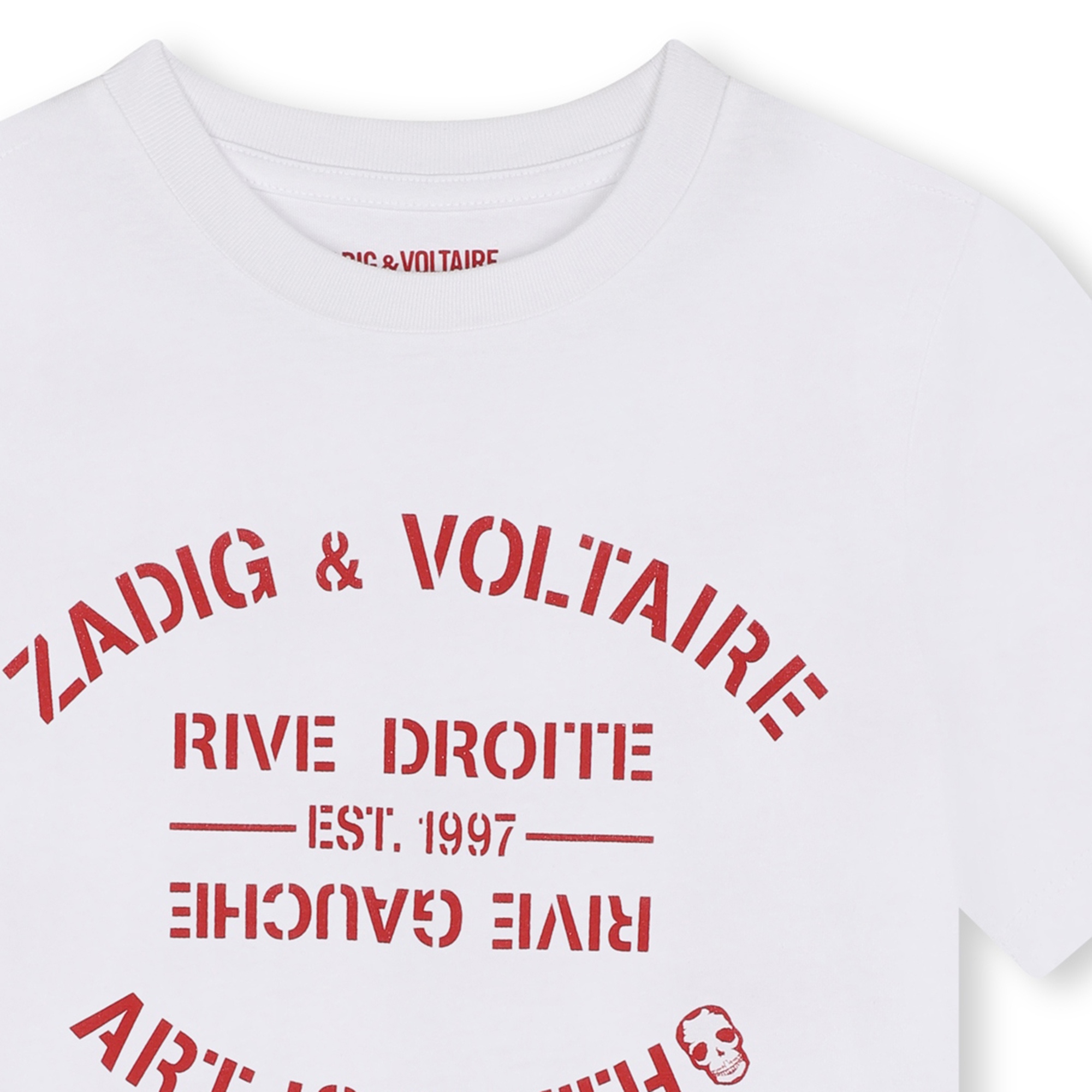 Katoenen T-shirt korte mouwen ZADIG & VOLTAIRE Voor