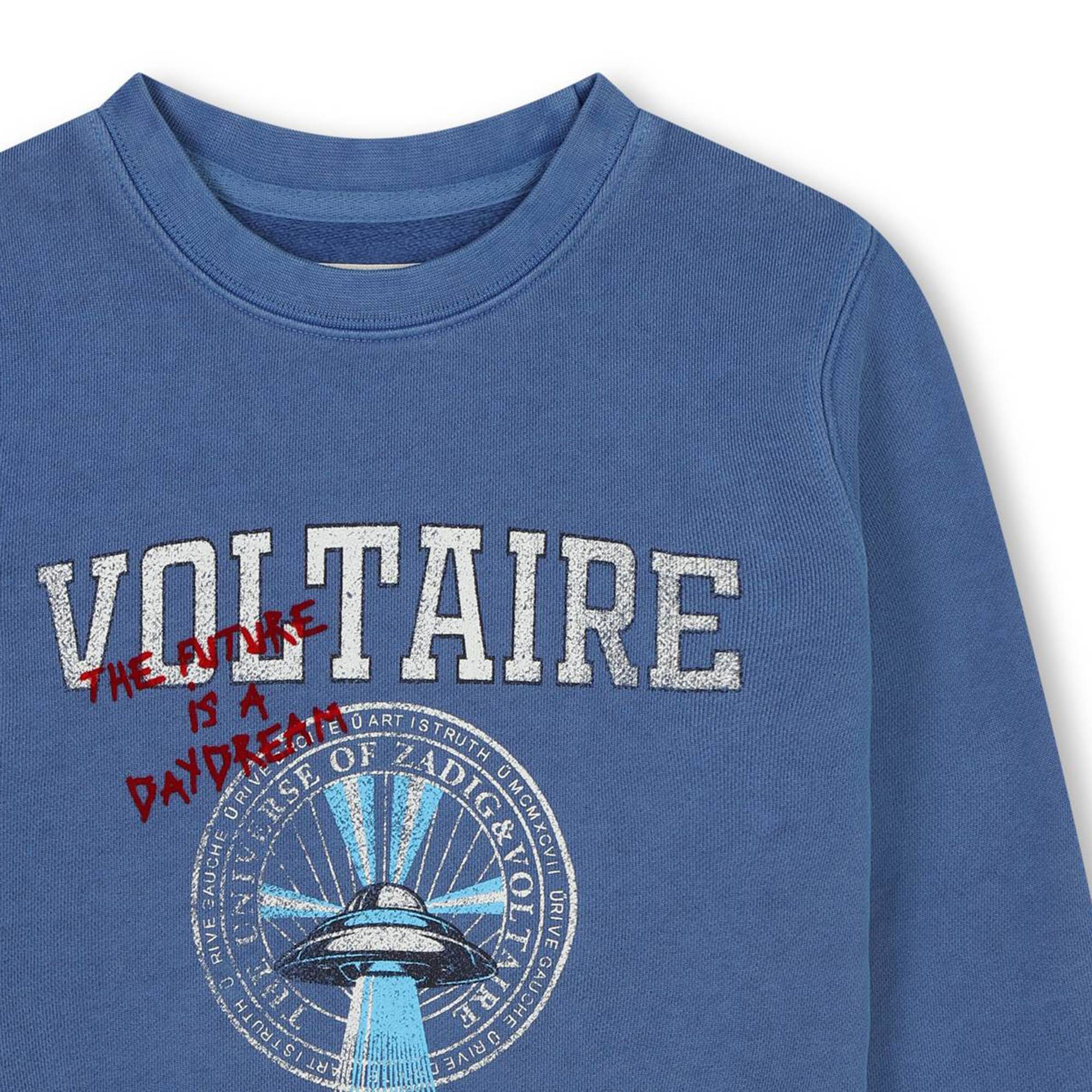 Sweat-shirt molletonné coton ZADIG & VOLTAIRE pour GARCON