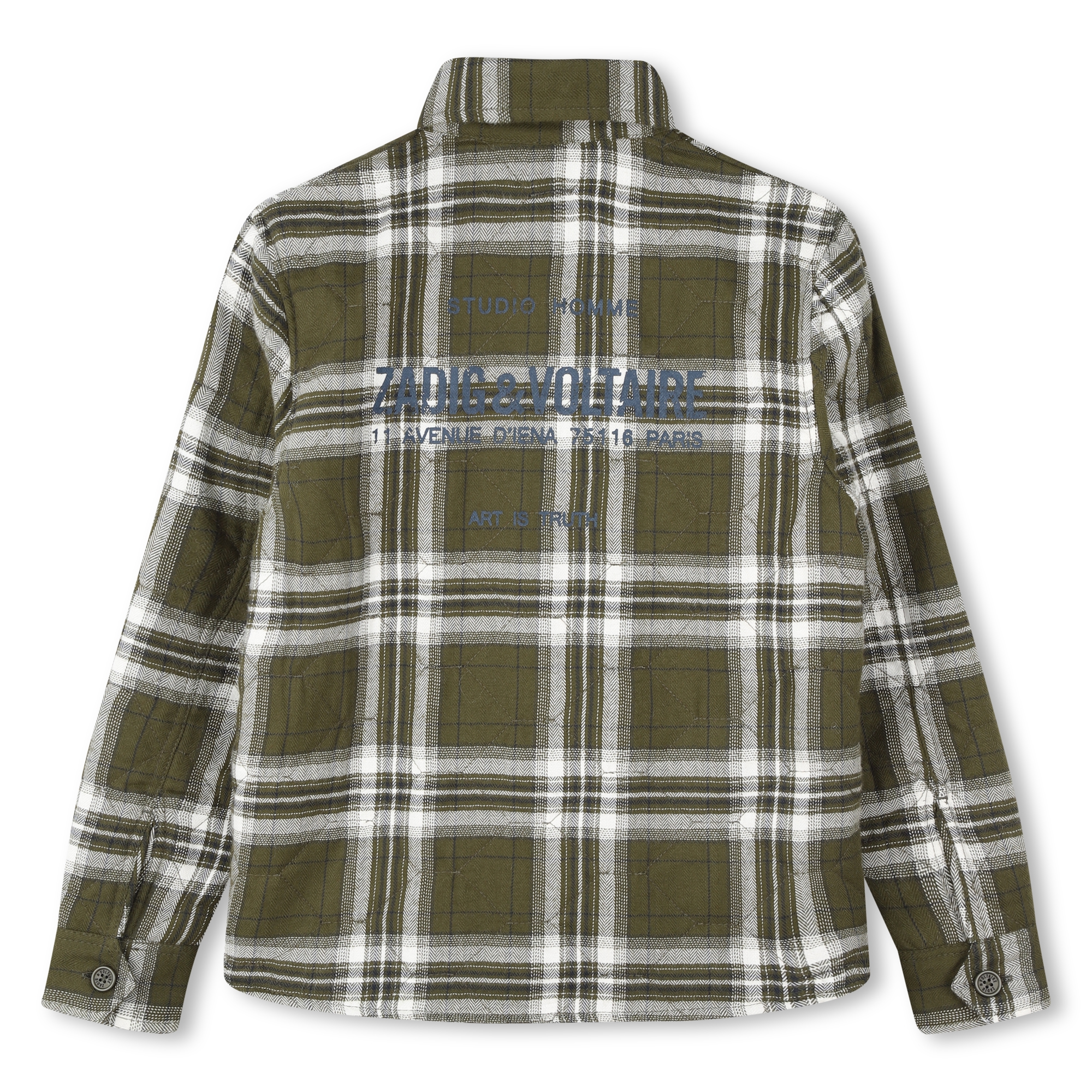 Camisa acolchada de algodón ZADIG & VOLTAIRE para NIÑO