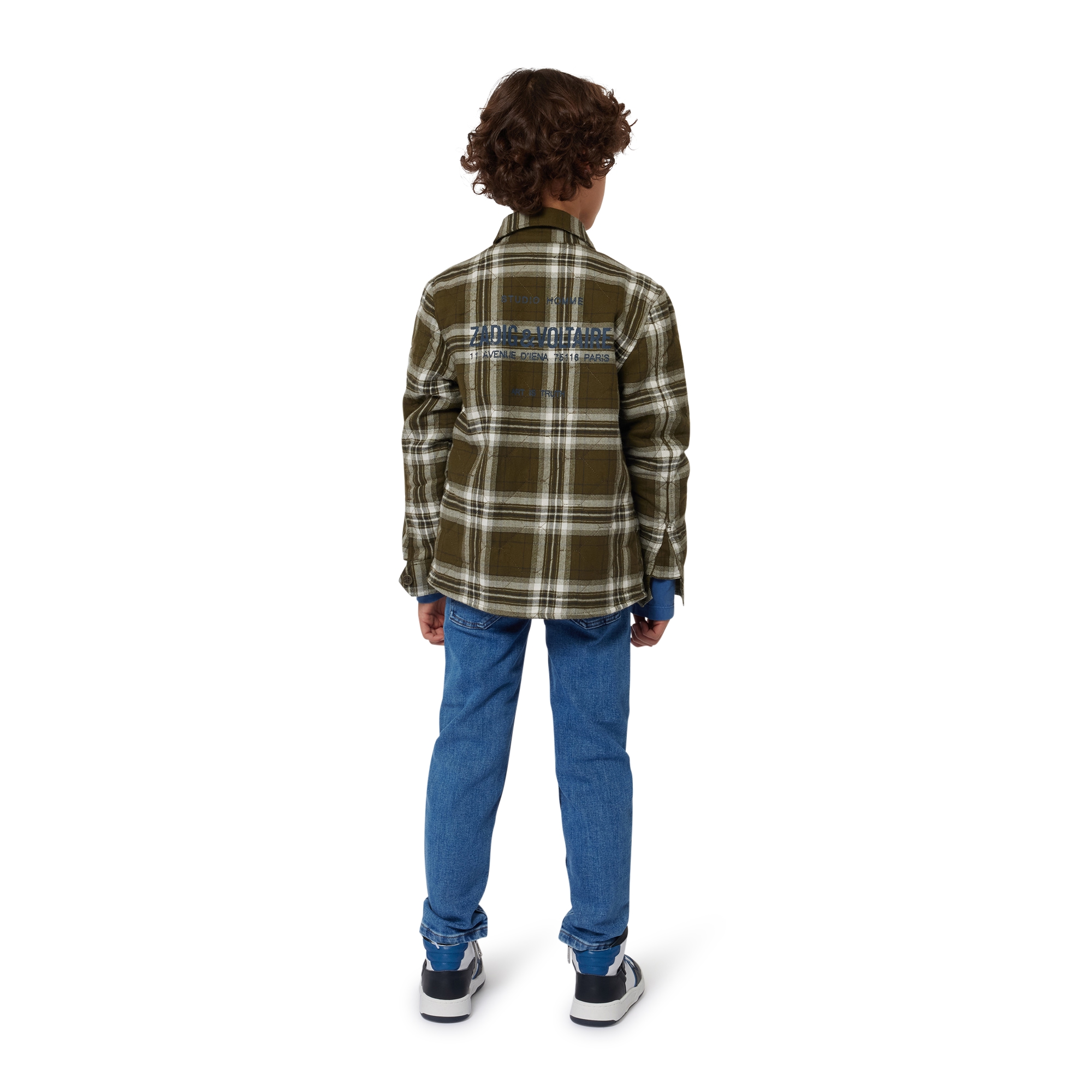 Camisa acolchada de algodón ZADIG & VOLTAIRE para NIÑO