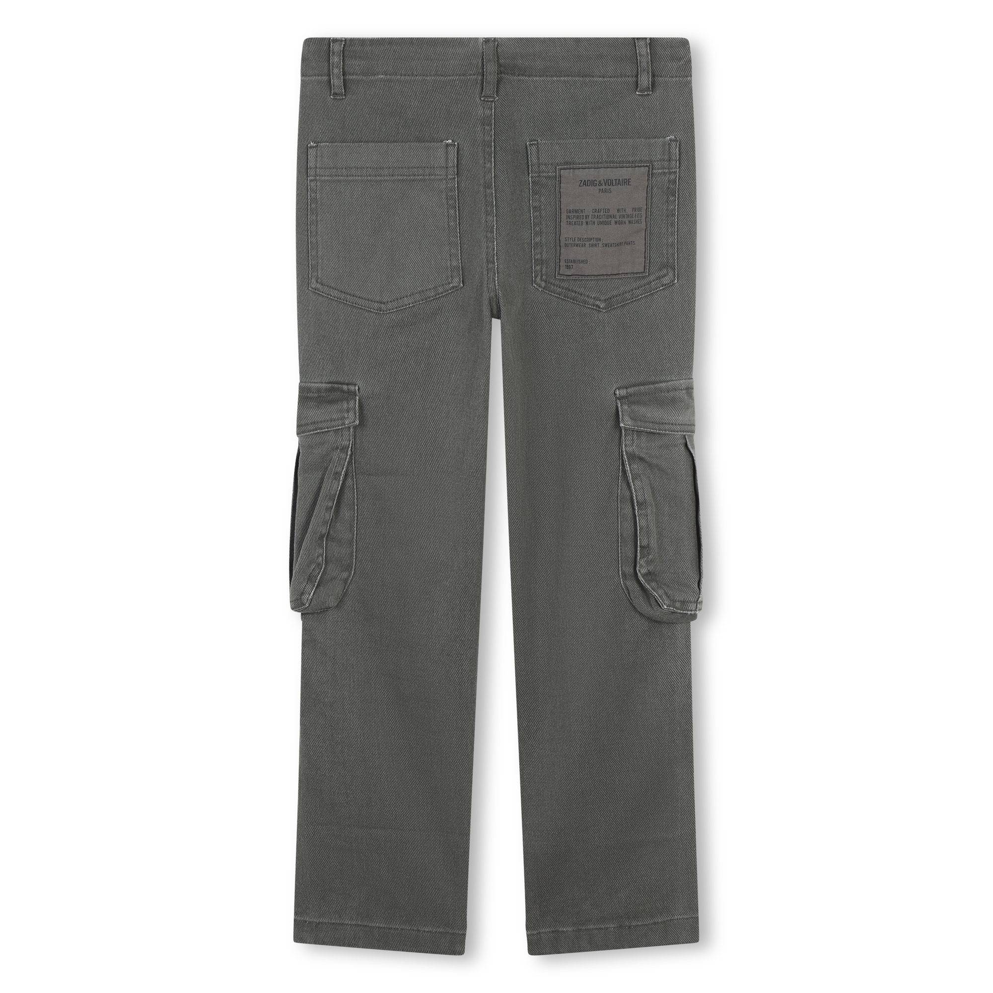 Pantalon cargo boutonné ZADIG & VOLTAIRE pour GARCON