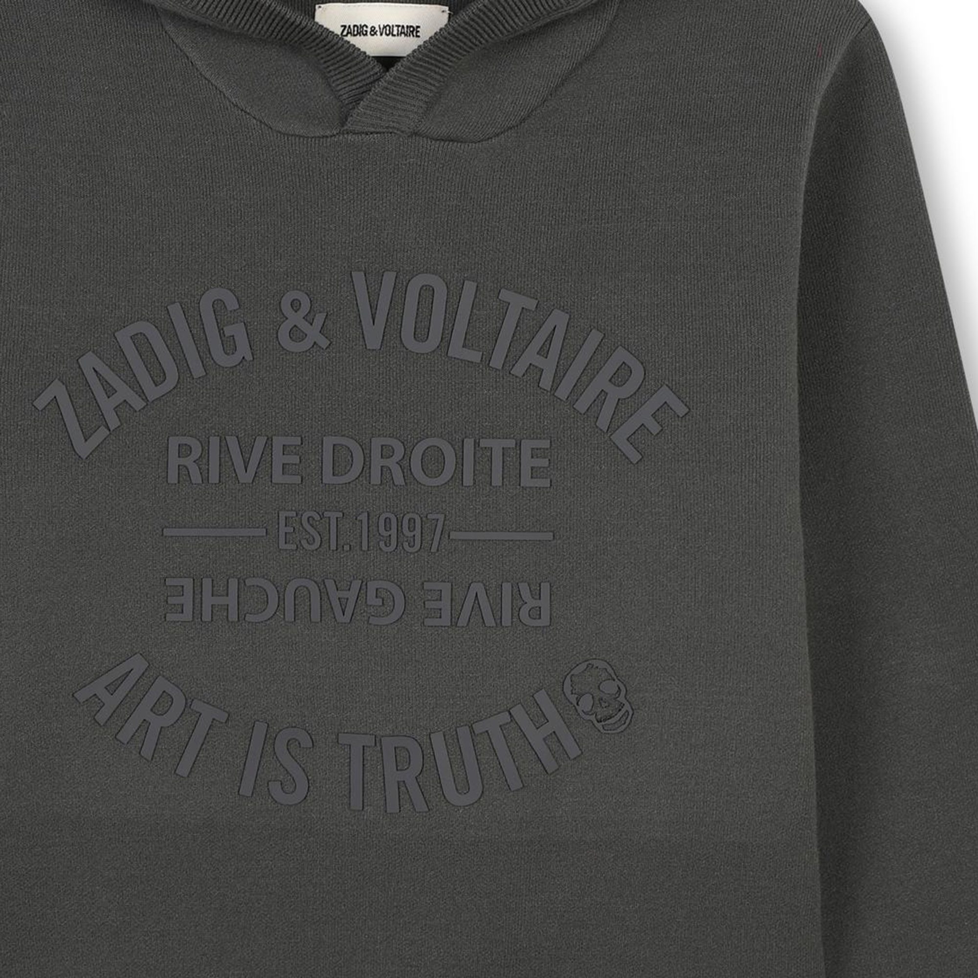 Trui van tricot met capuchon ZADIG & VOLTAIRE Voor