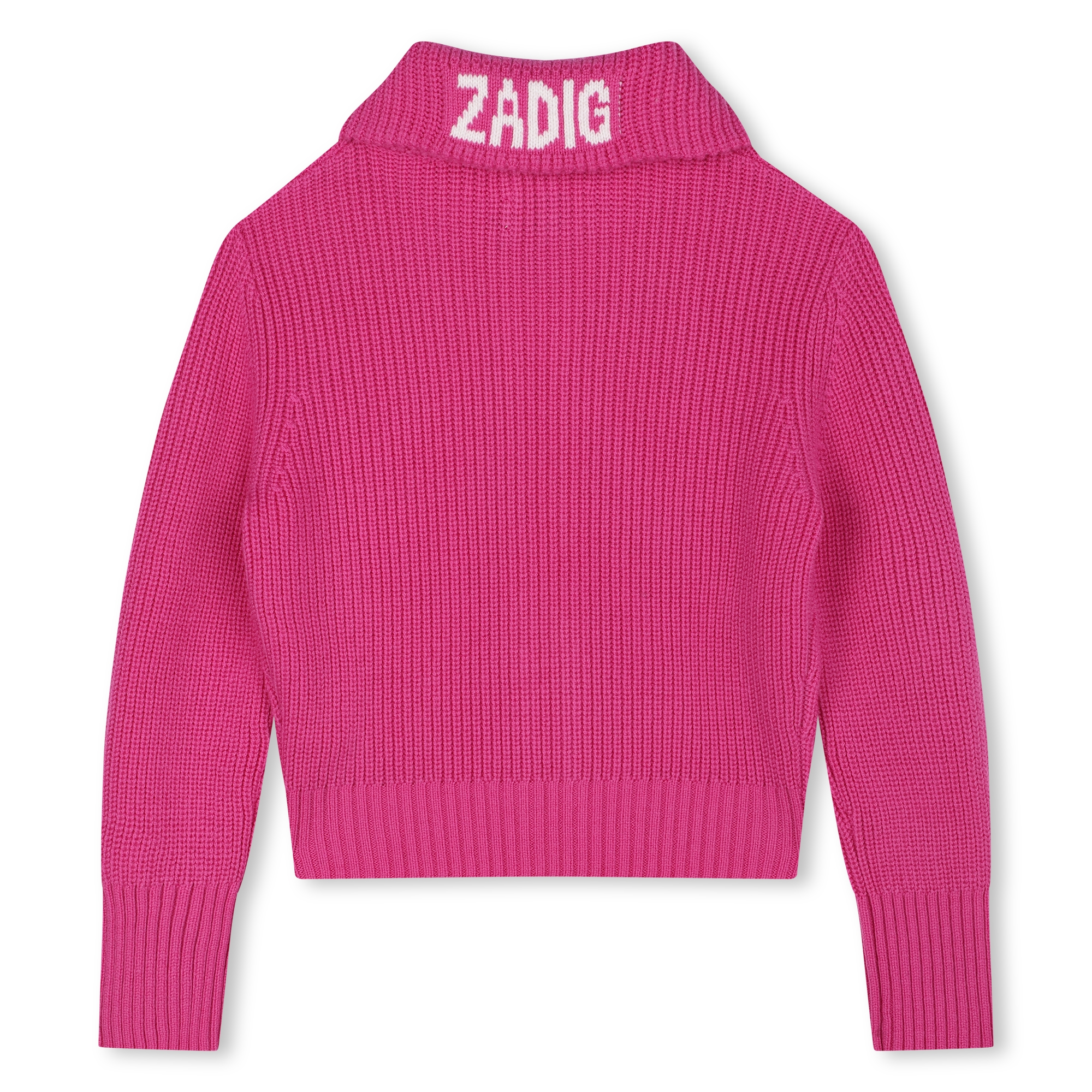 Cardigan zippé en laine ZADIG & VOLTAIRE pour FILLE