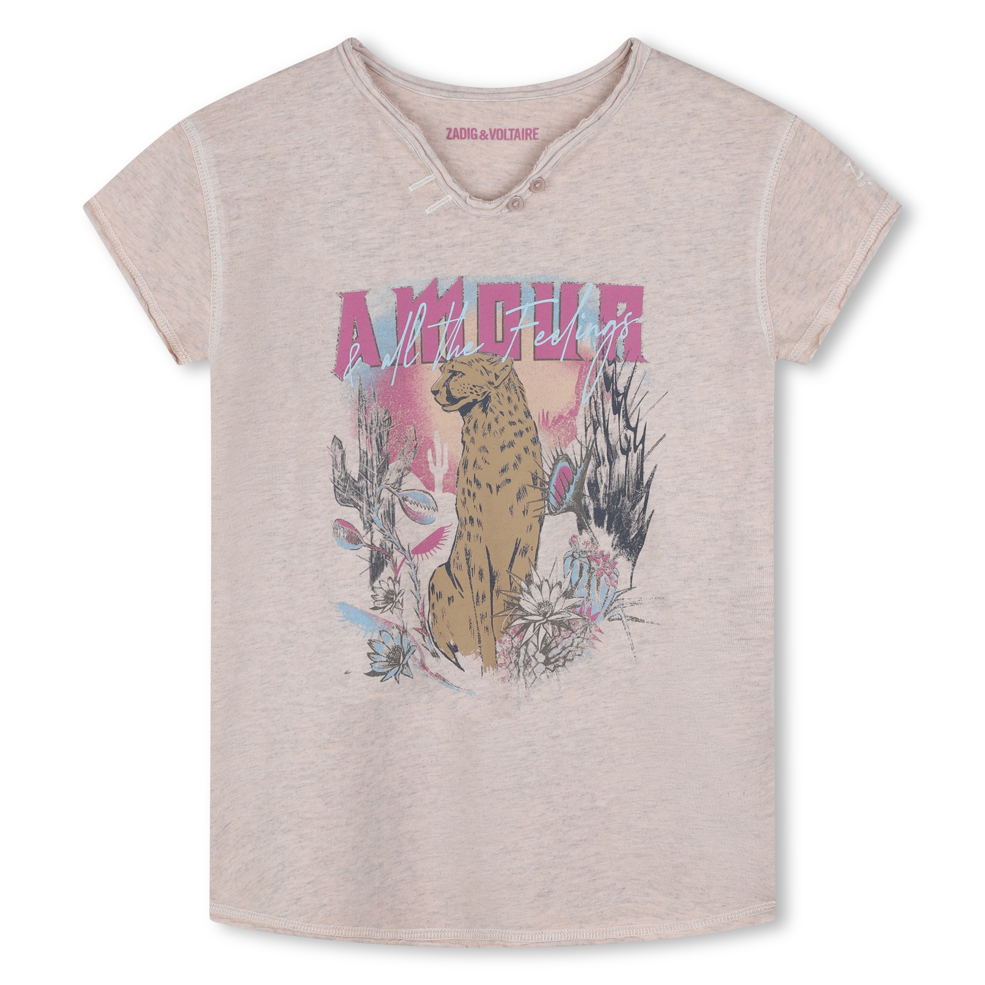 Camiseta de manga corta ZADIG & VOLTAIRE para NIÑA