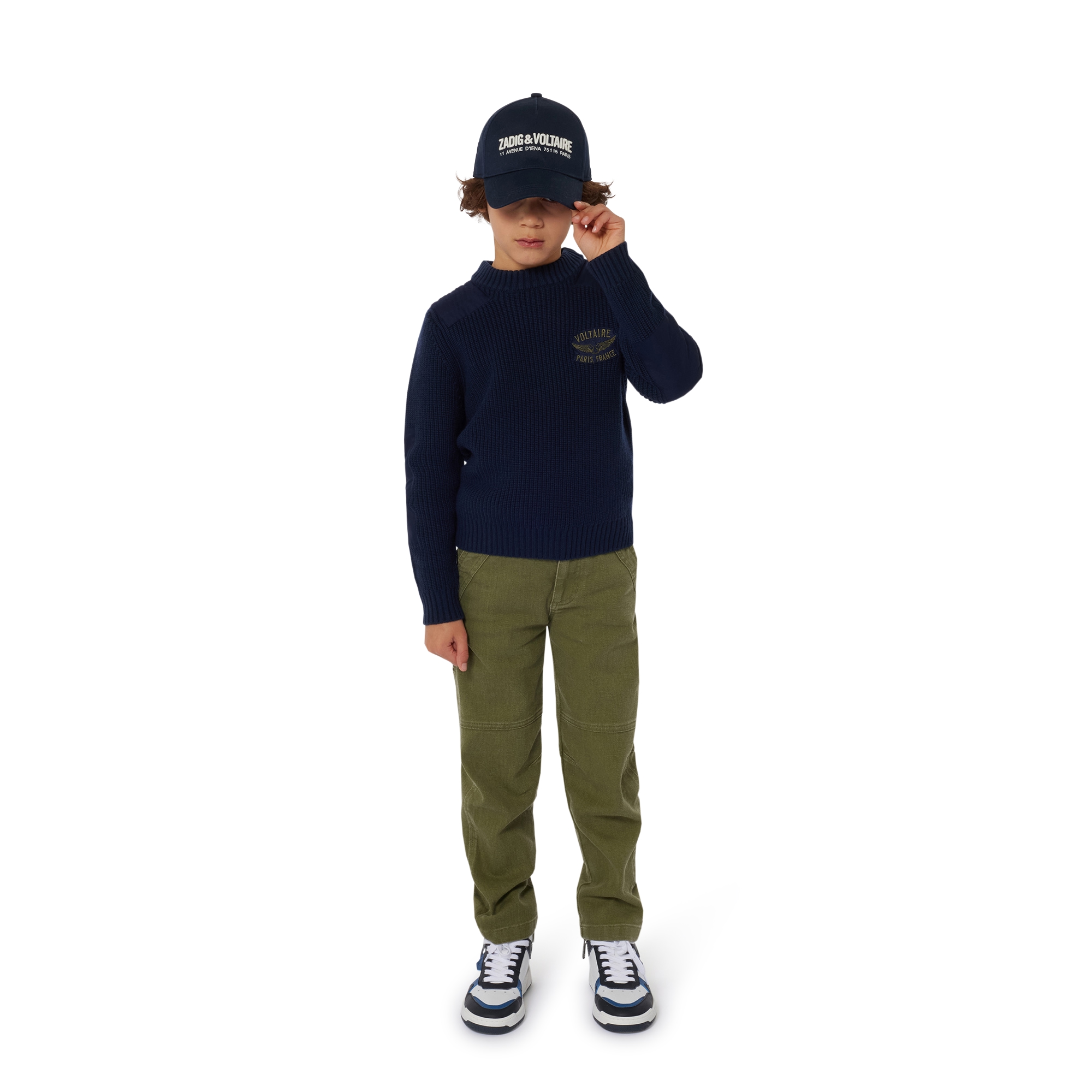 Embroidered hook-and-loop cap ZADIG & VOLTAIRE for BOY