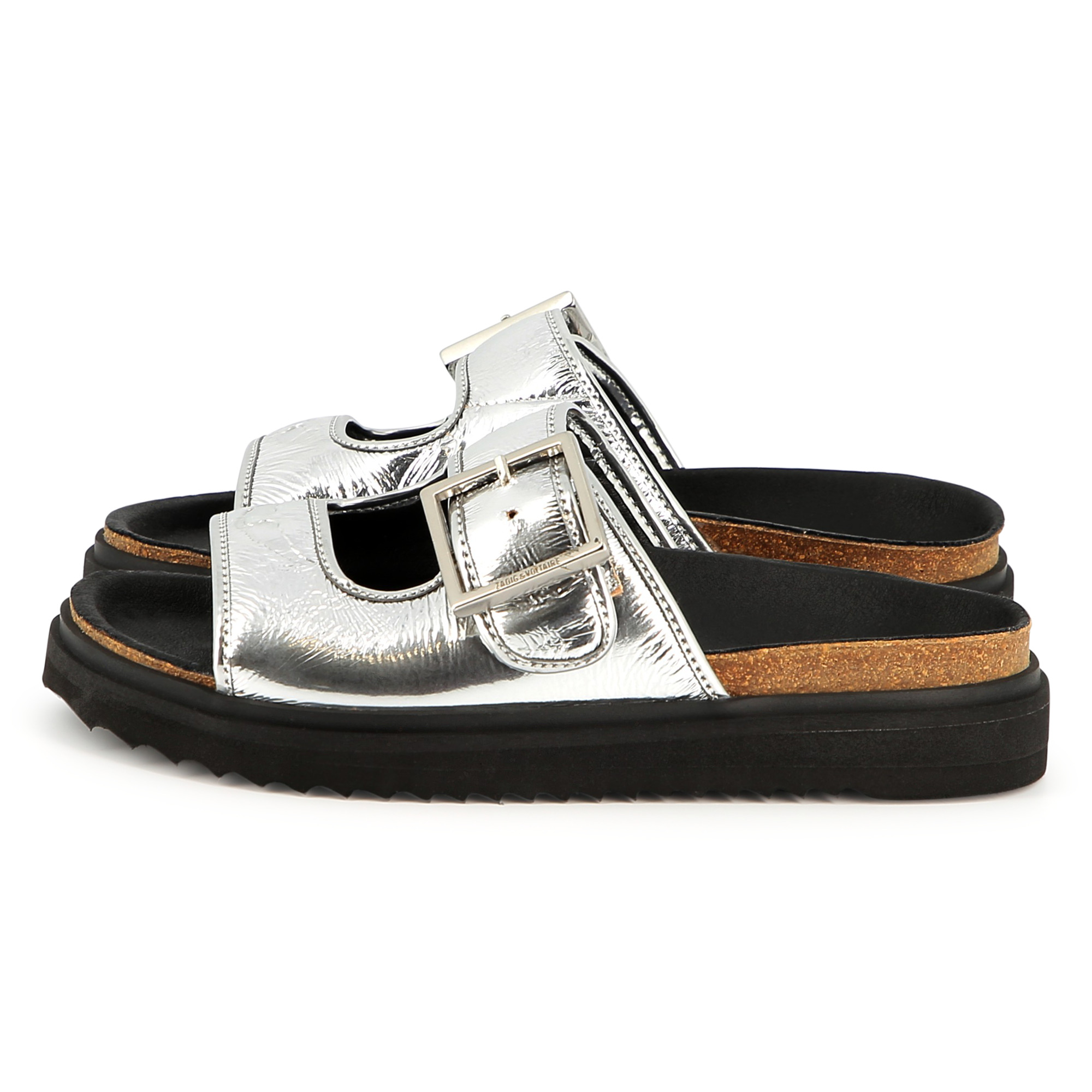 Leren sandalen met gesp ZADIG & VOLTAIRE Voor