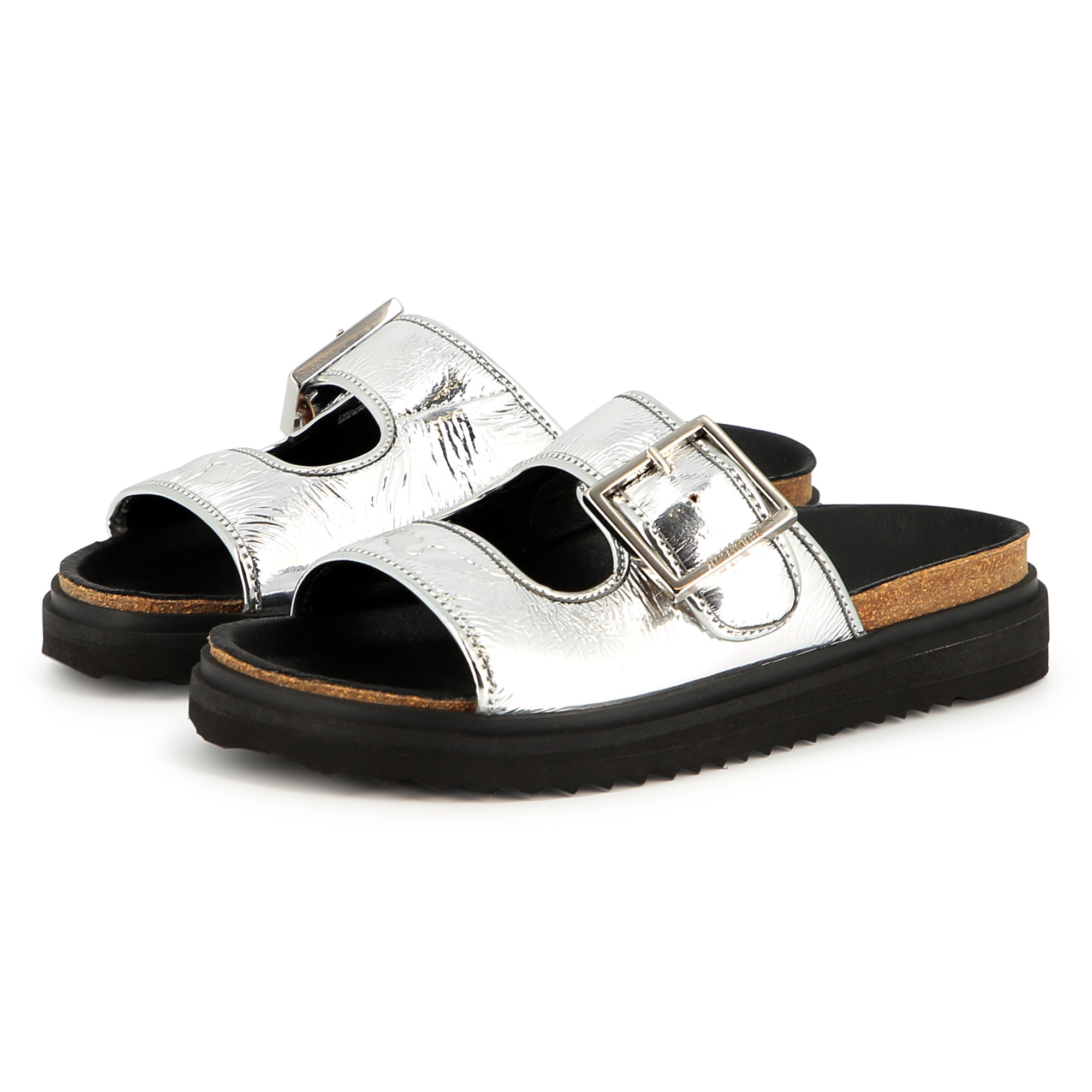 Leren sandalen met gesp ZADIG & VOLTAIRE Voor