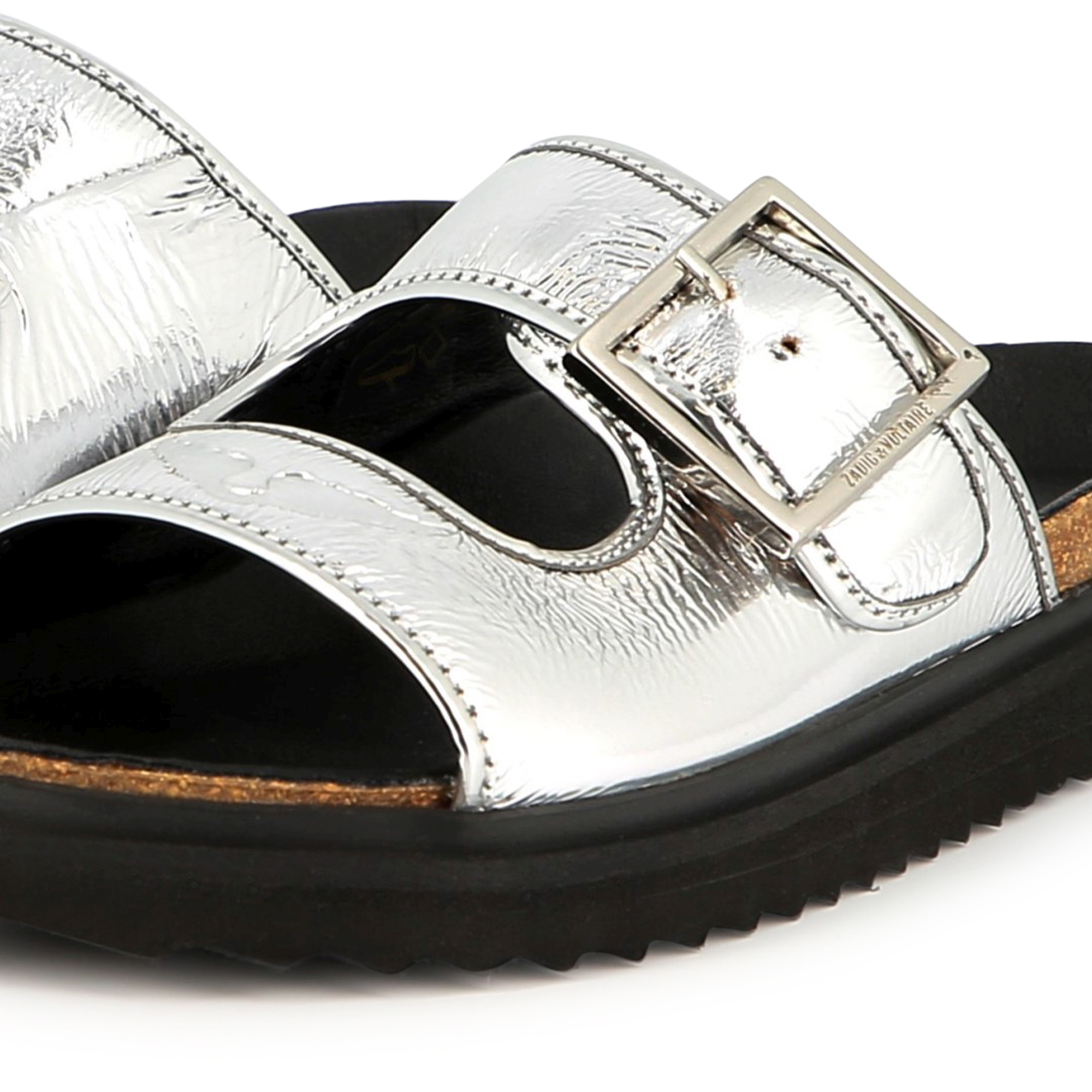 Buckled leather sandals ZADIG & VOLTAIRE for GIRL