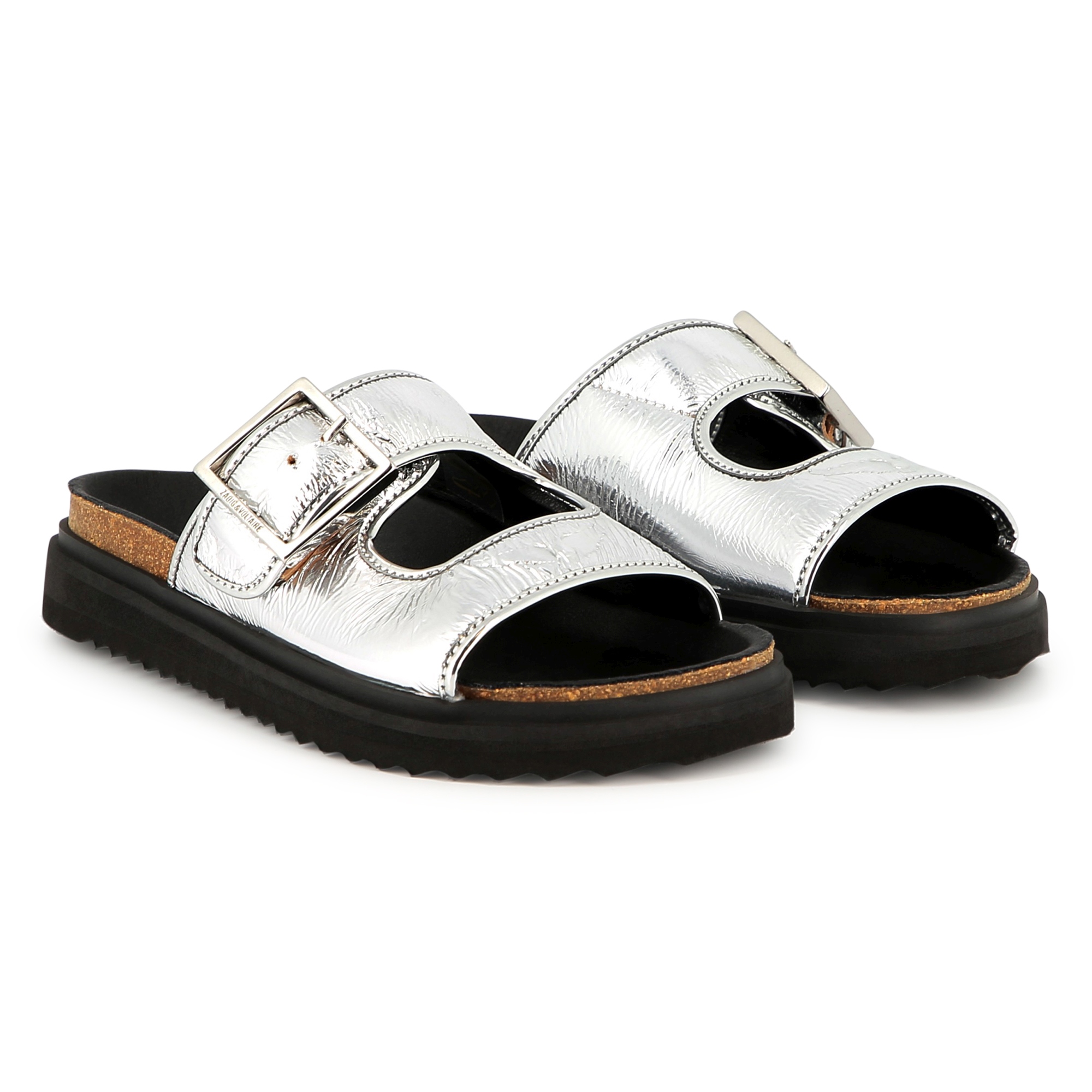 Leren sandalen met gesp ZADIG & VOLTAIRE Voor