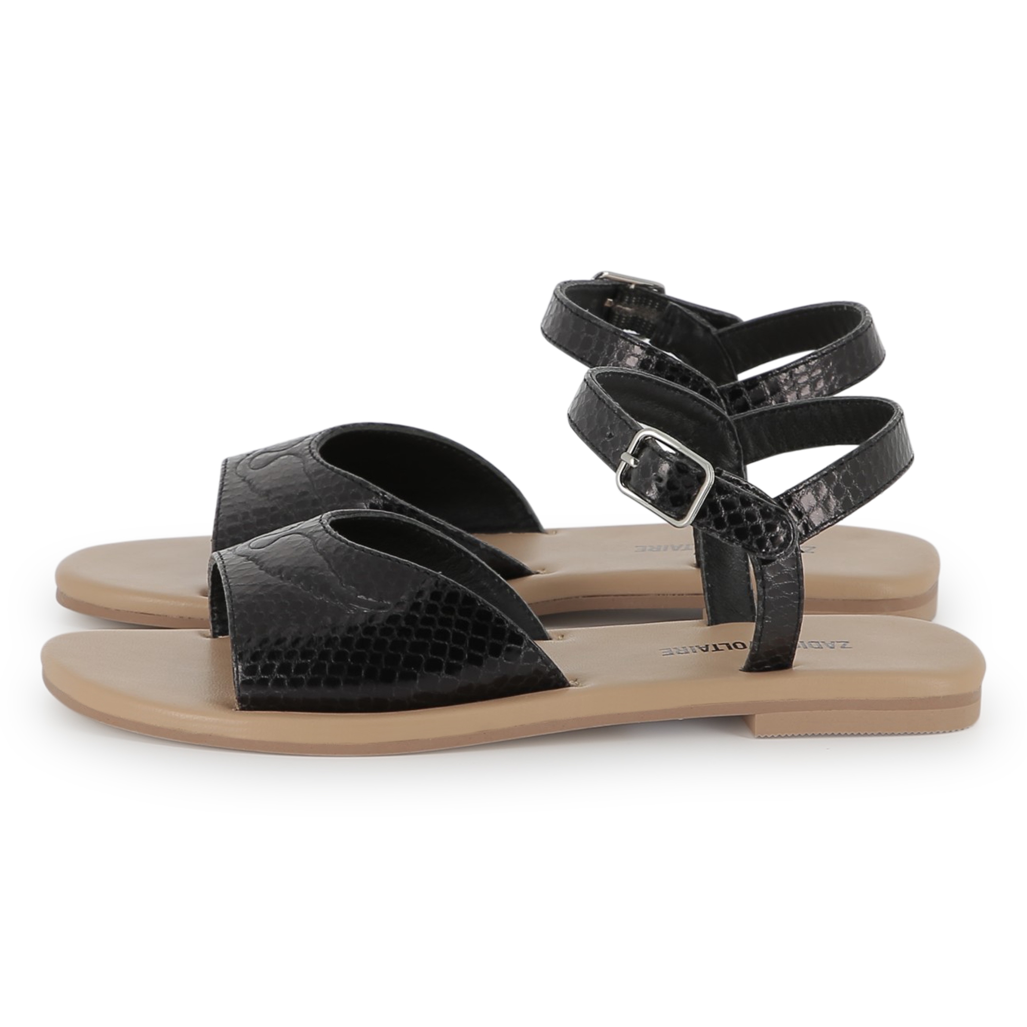 Ledersandalen mit Schnalle ZADIG & VOLTAIRE Für MÄDCHEN