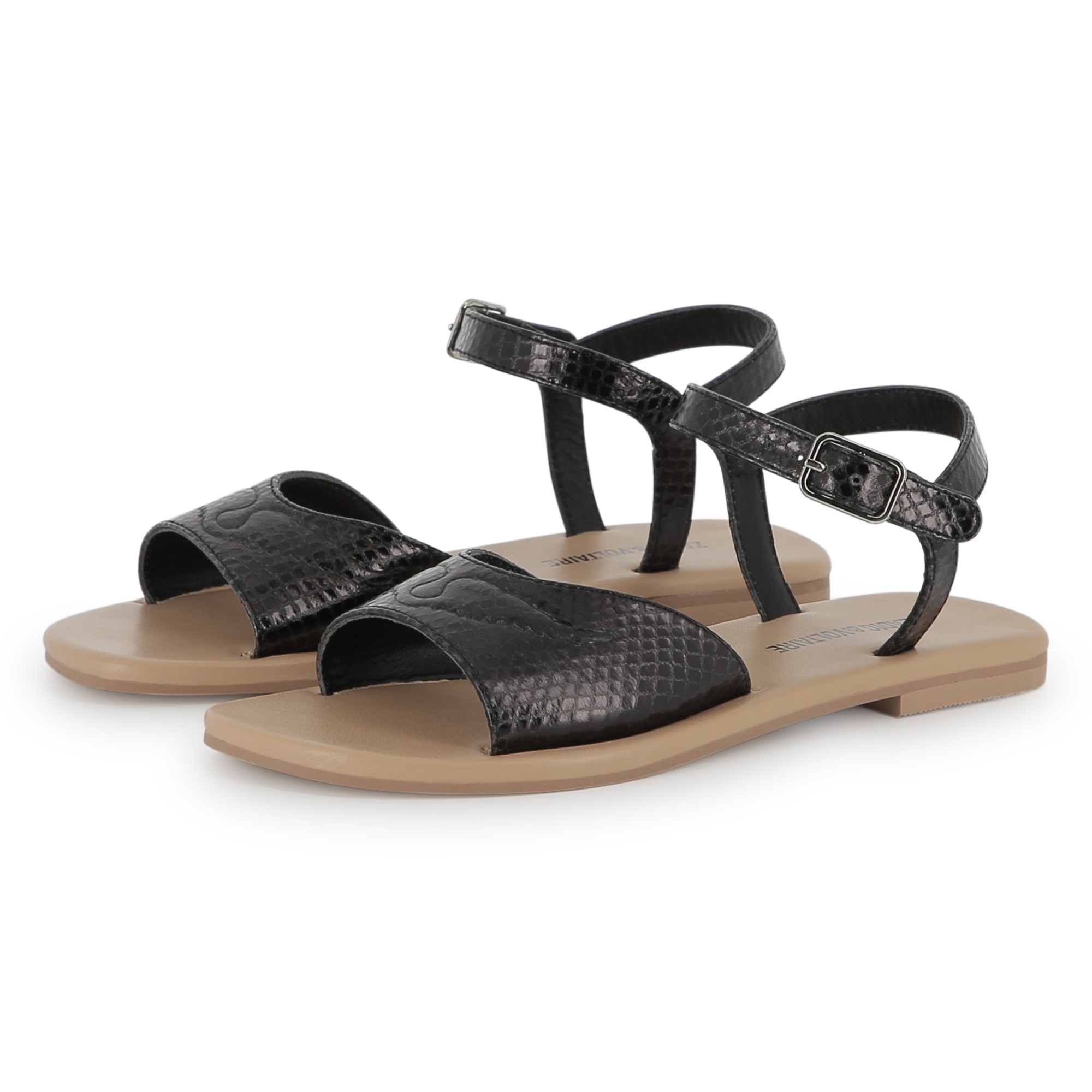 Ledersandalen mit Schnalle ZADIG & VOLTAIRE Für MÄDCHEN