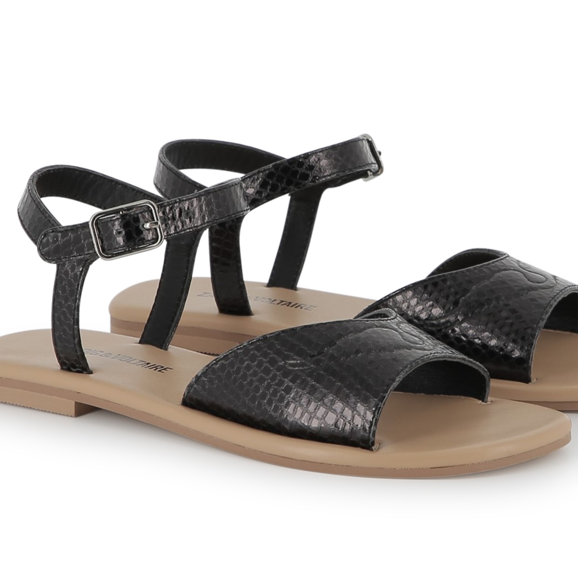 Buckled leather sandals ZADIG & VOLTAIRE for GIRL