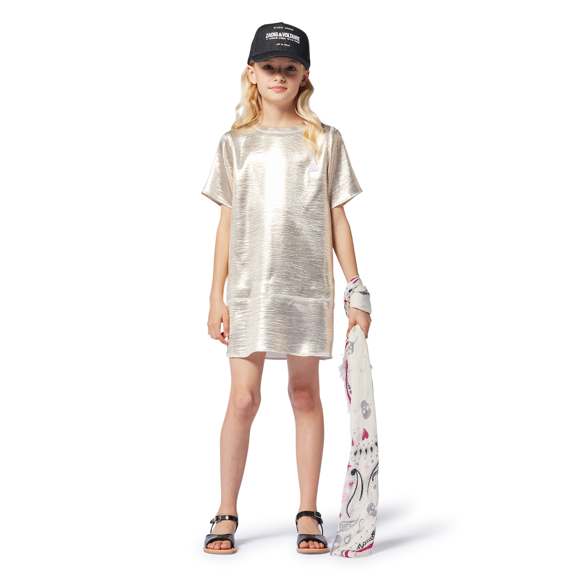 Sandali in pelle con fibbia ZADIG & VOLTAIRE Per BAMBINA