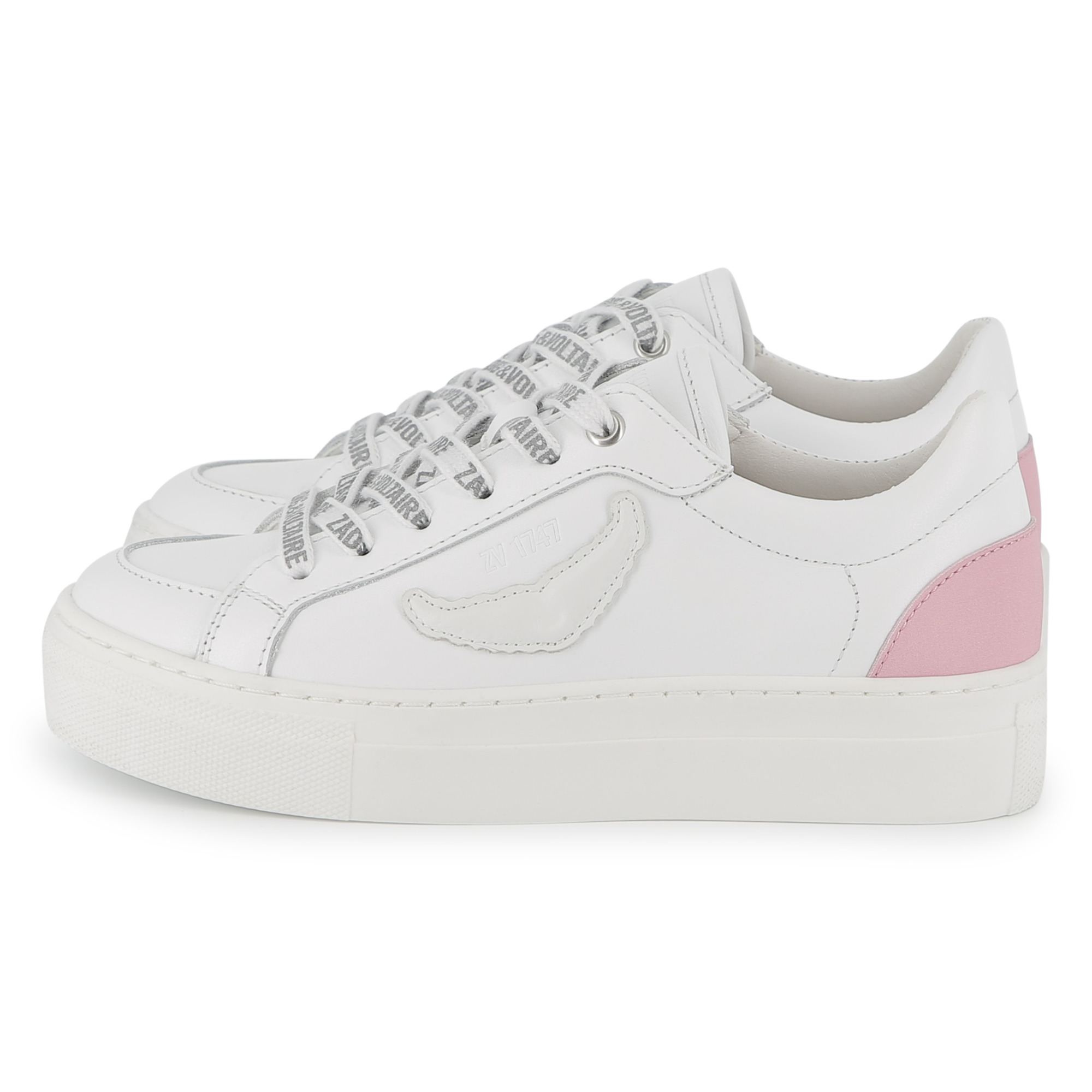 Leren sneakers met veters ZADIG & VOLTAIRE Voor