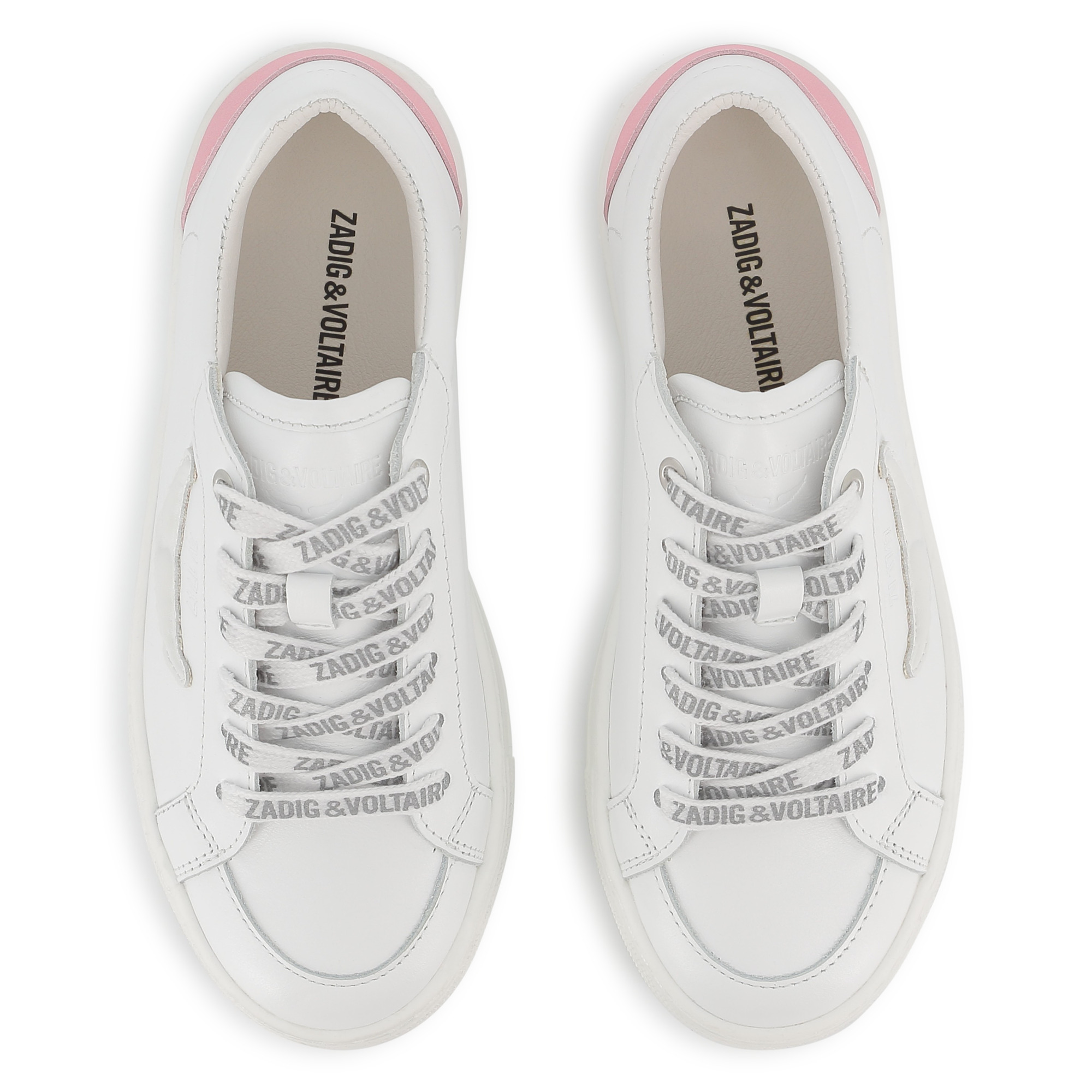 Lace-up leather trainers ZADIG & VOLTAIRE for GIRL