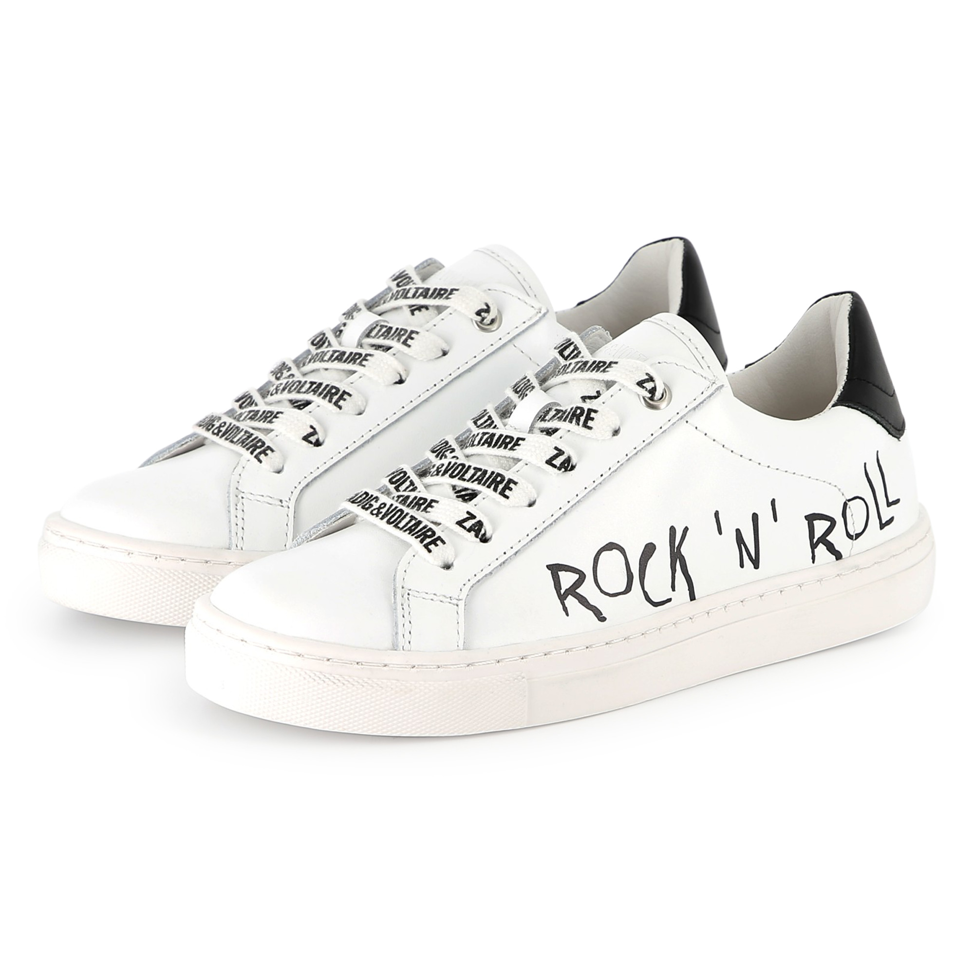 Leather lace-up trainers ZADIG & VOLTAIRE for BOY