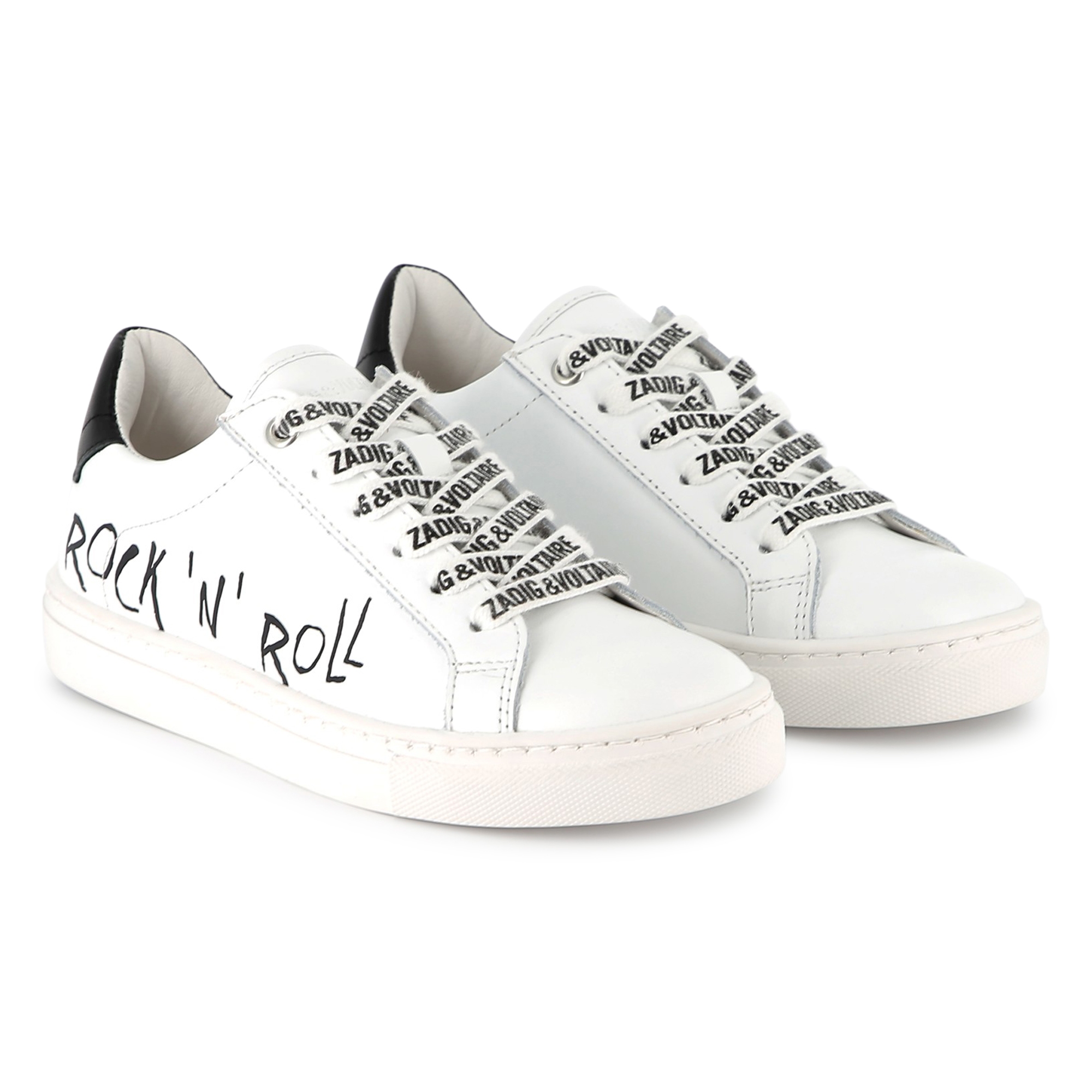 Leather lace-up trainers ZADIG & VOLTAIRE for BOY