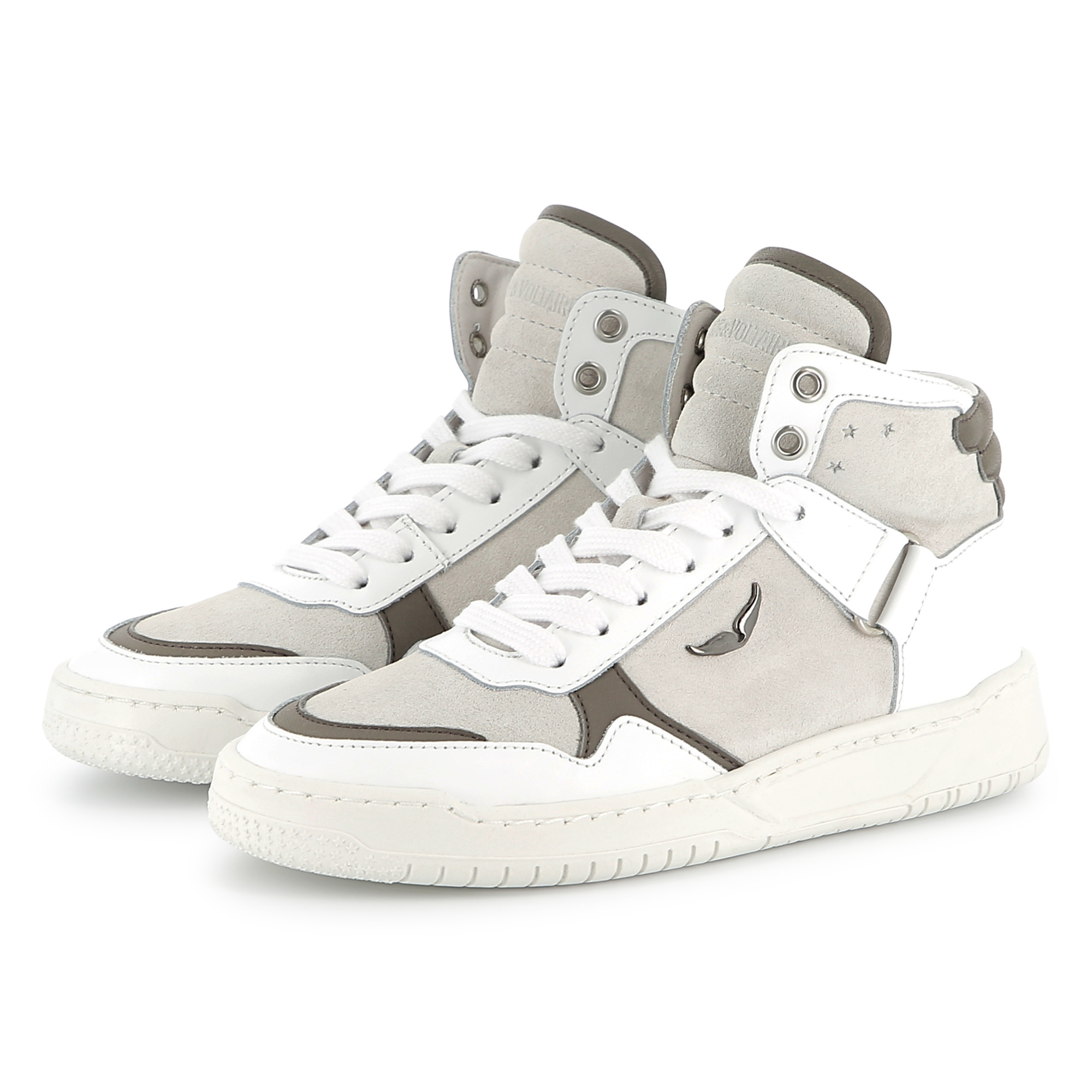 Lace-up leather trainers ZADIG & VOLTAIRE for UNISEX