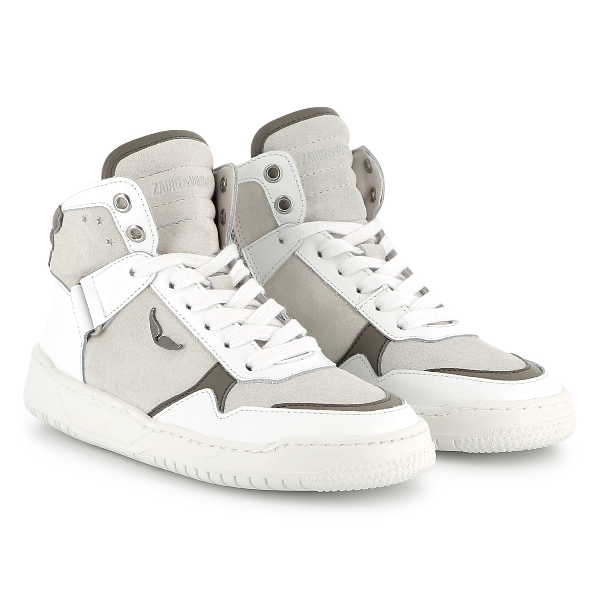 Lace-up leather trainers ZADIG & VOLTAIRE for UNISEX