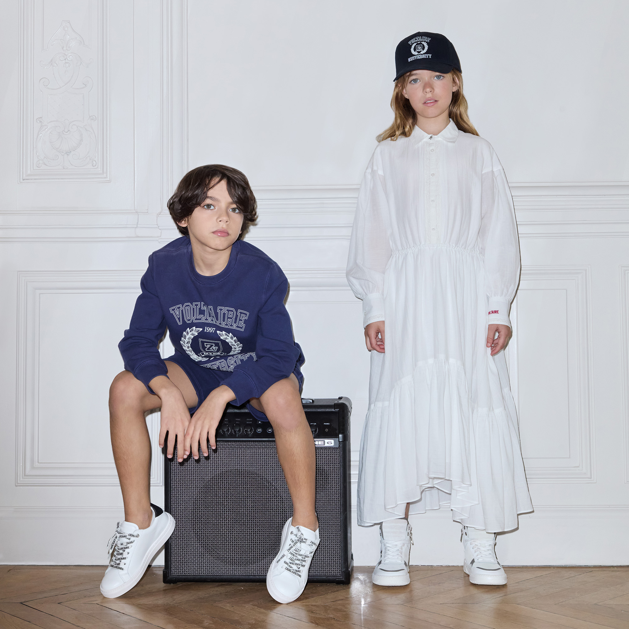 Hook-and-loop printed cap ZADIG & VOLTAIRE for BOY