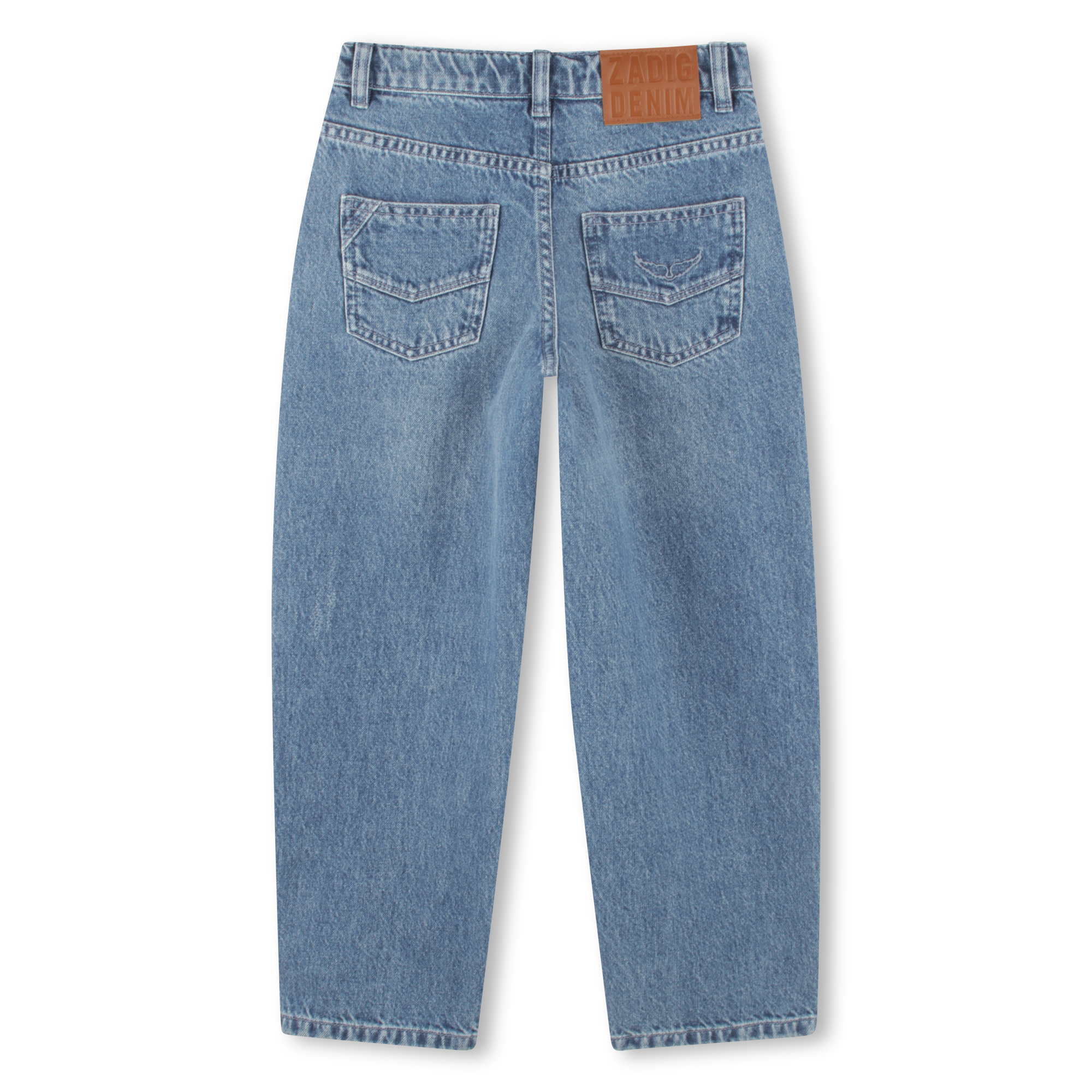 Straight-cut adjustable jeans ZADIG & VOLTAIRE for GIRL