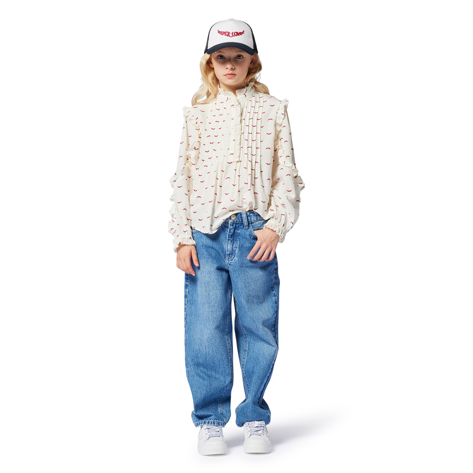 Straight-cut adjustable jeans ZADIG & VOLTAIRE for GIRL