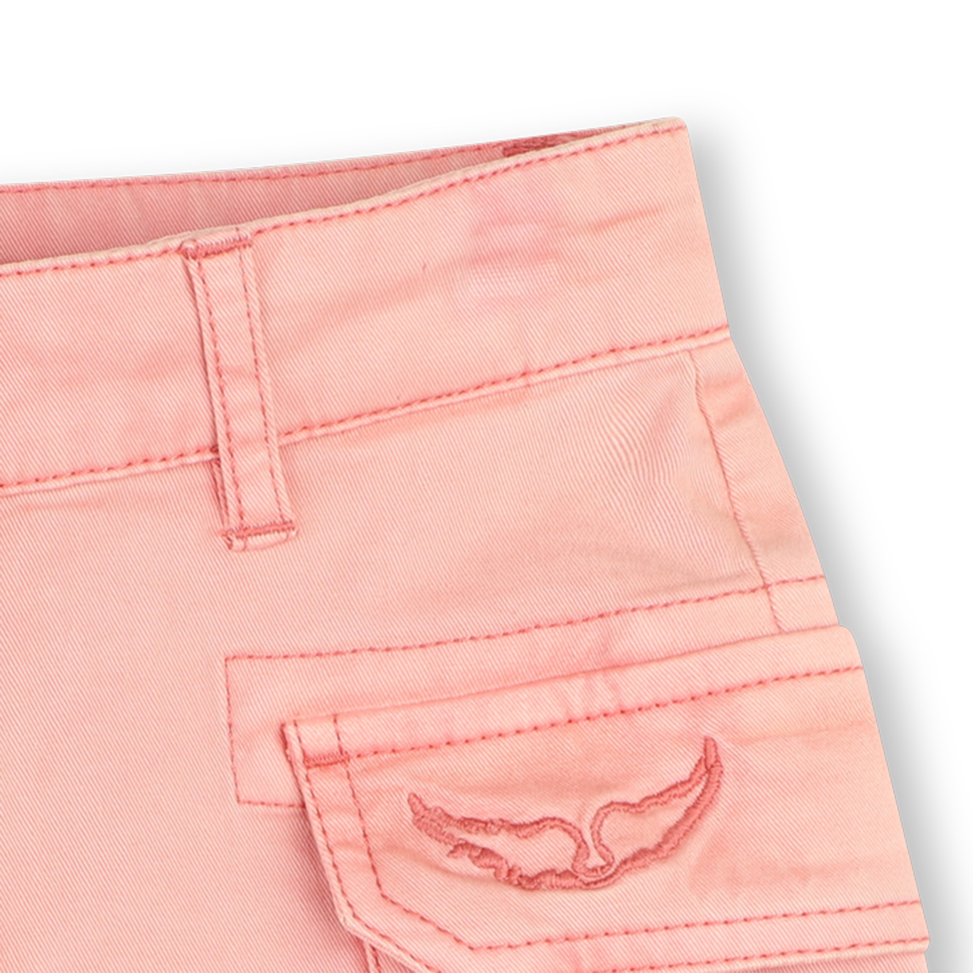 Shorts ricamati effetto délavé ZADIG & VOLTAIRE Per BAMBINA