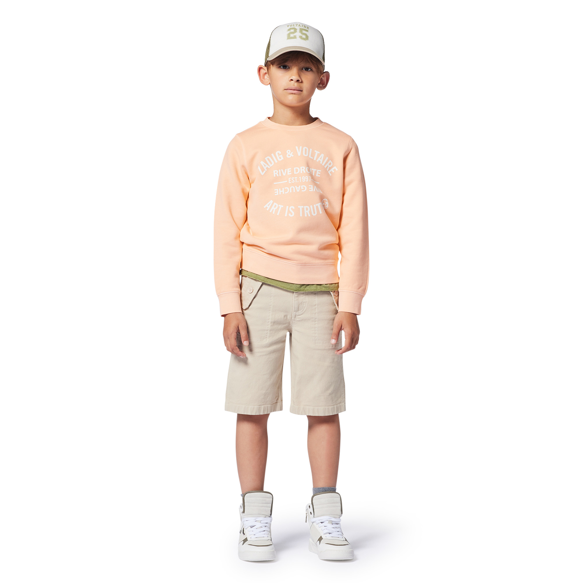 Embroidered Bermuda shorts ZADIG & VOLTAIRE for BOY