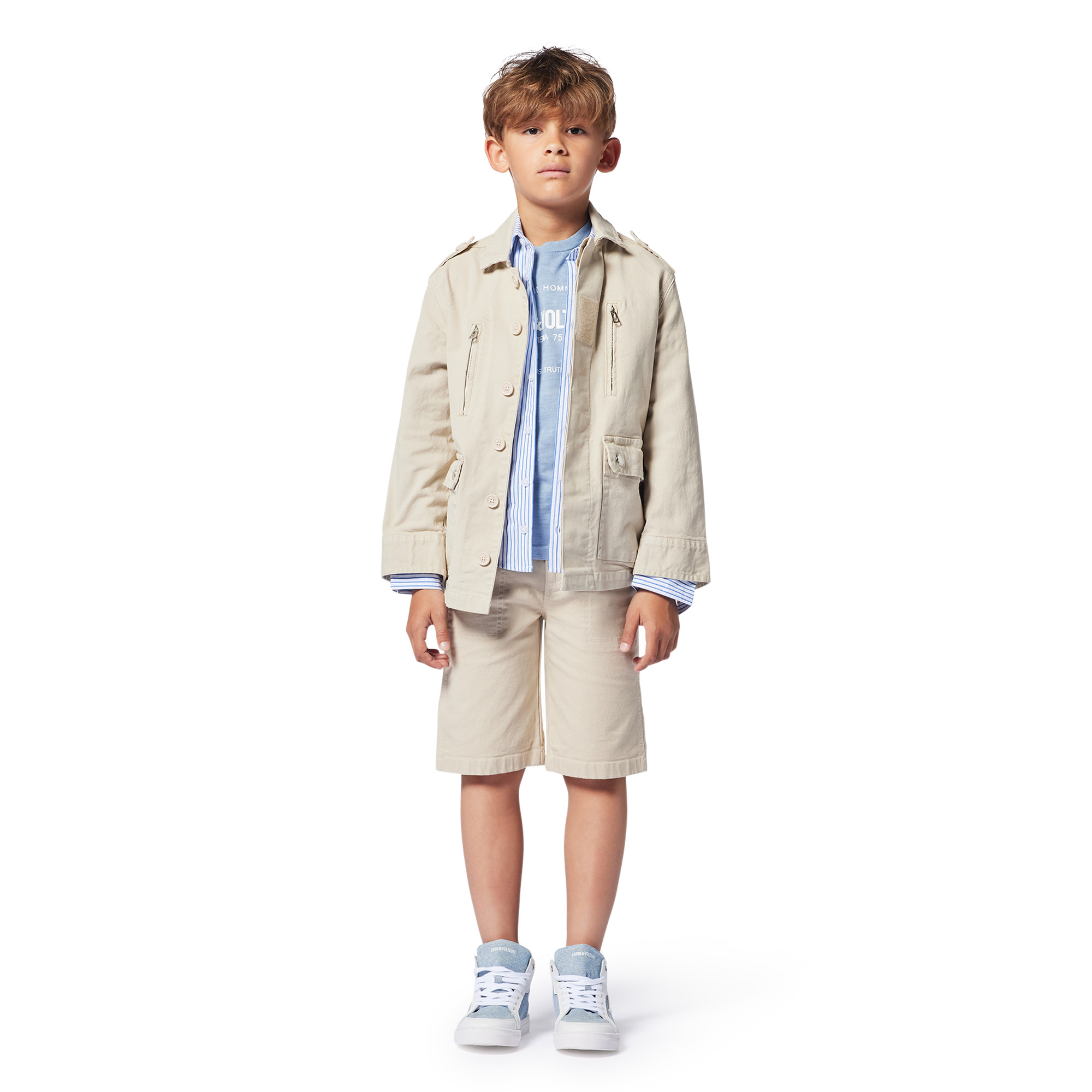 Embroidered Bermuda shorts ZADIG & VOLTAIRE for BOY