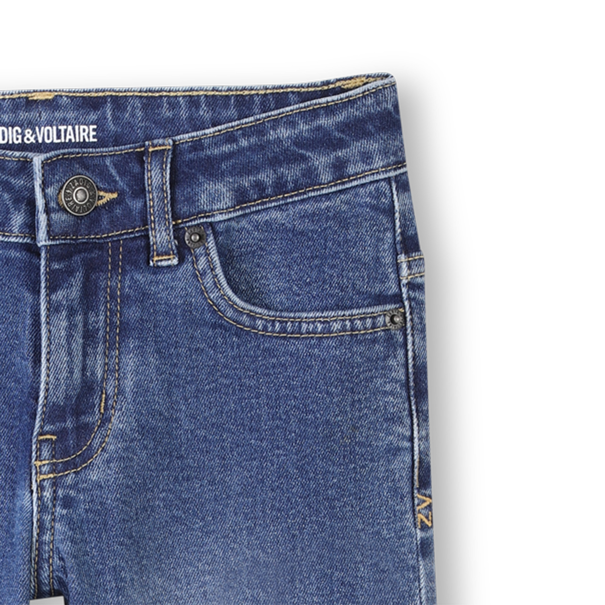 Straight adjustable jeans ZADIG & VOLTAIRE for BOY