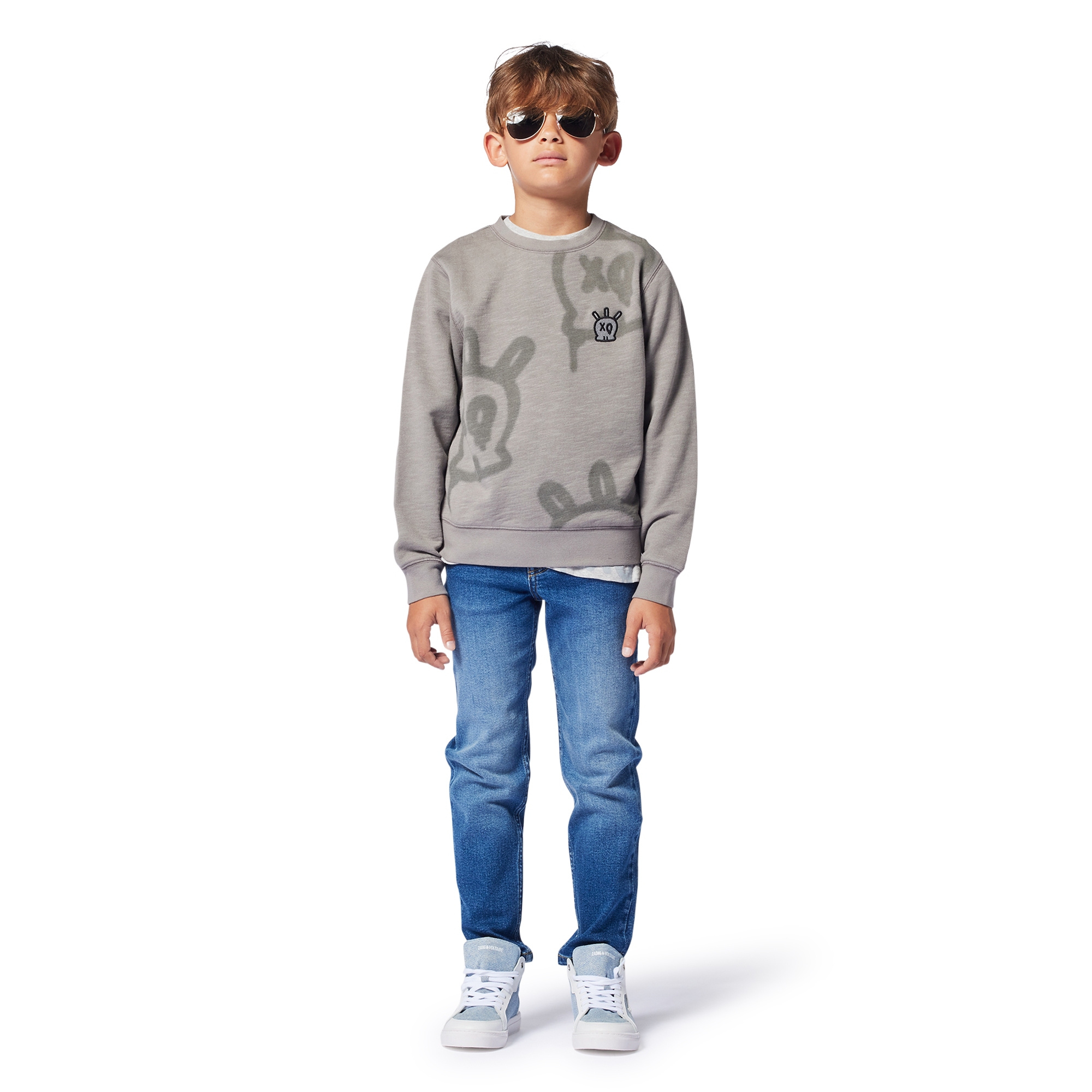 Straight adjustable jeans ZADIG & VOLTAIRE for BOY