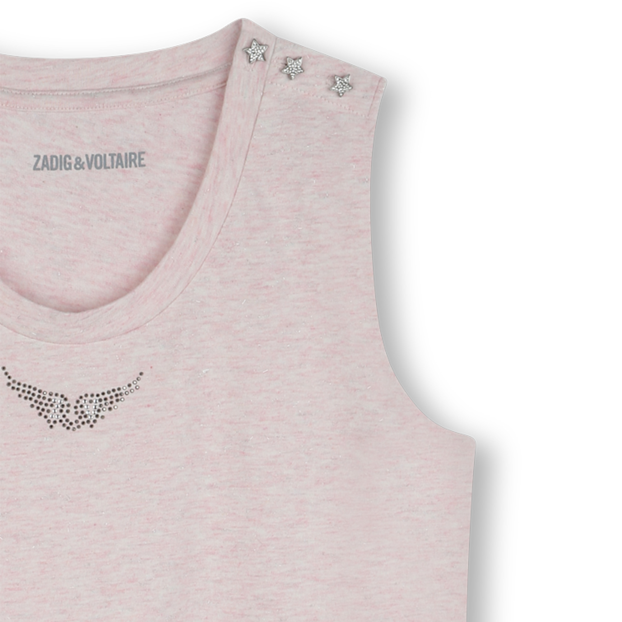 Dress with diamantés ZADIG & VOLTAIRE for GIRL