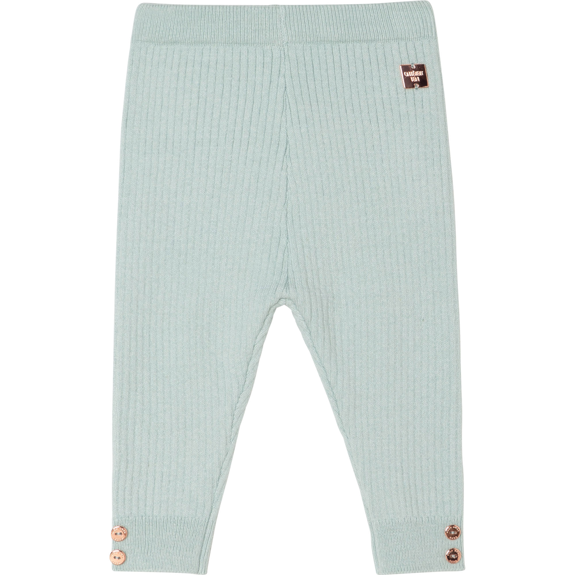 Cotton and wool knit leggings CARREMENT BEAU for GIRL