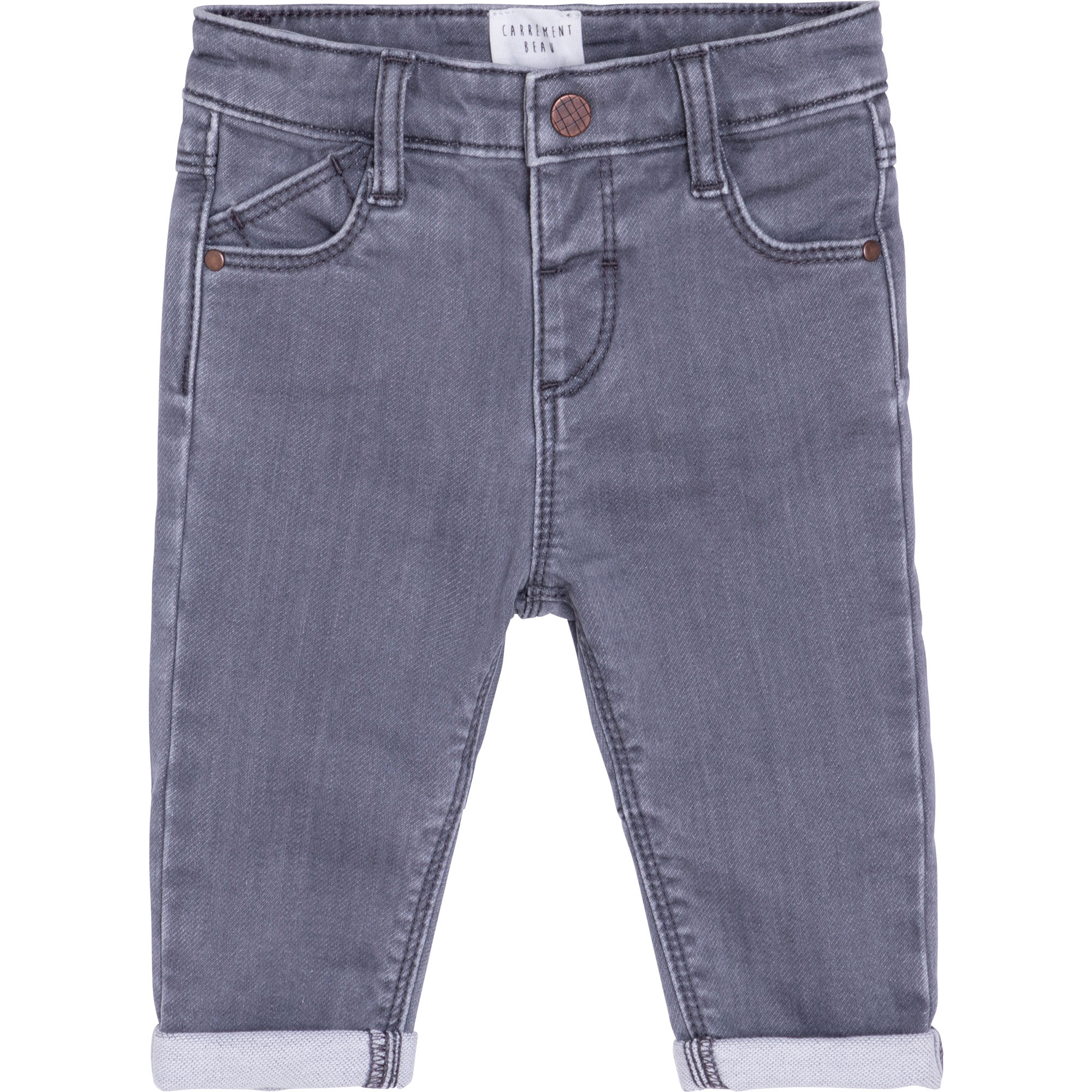Jeans elasticizzati con tasca ricamata CARREMENT BEAU Per RAGAZZO