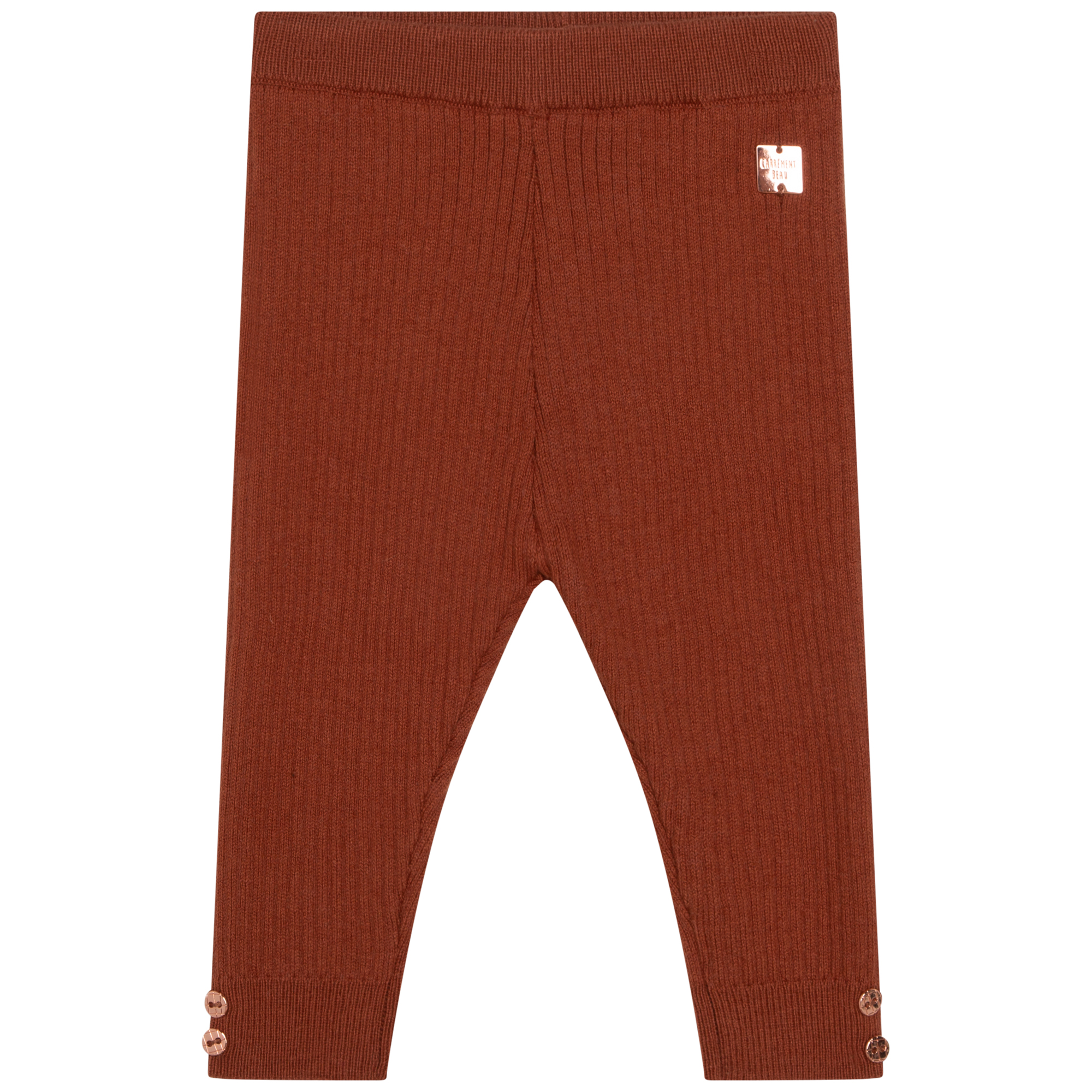Leggings in maglia cotone lana CARREMENT BEAU Per BAMBINA