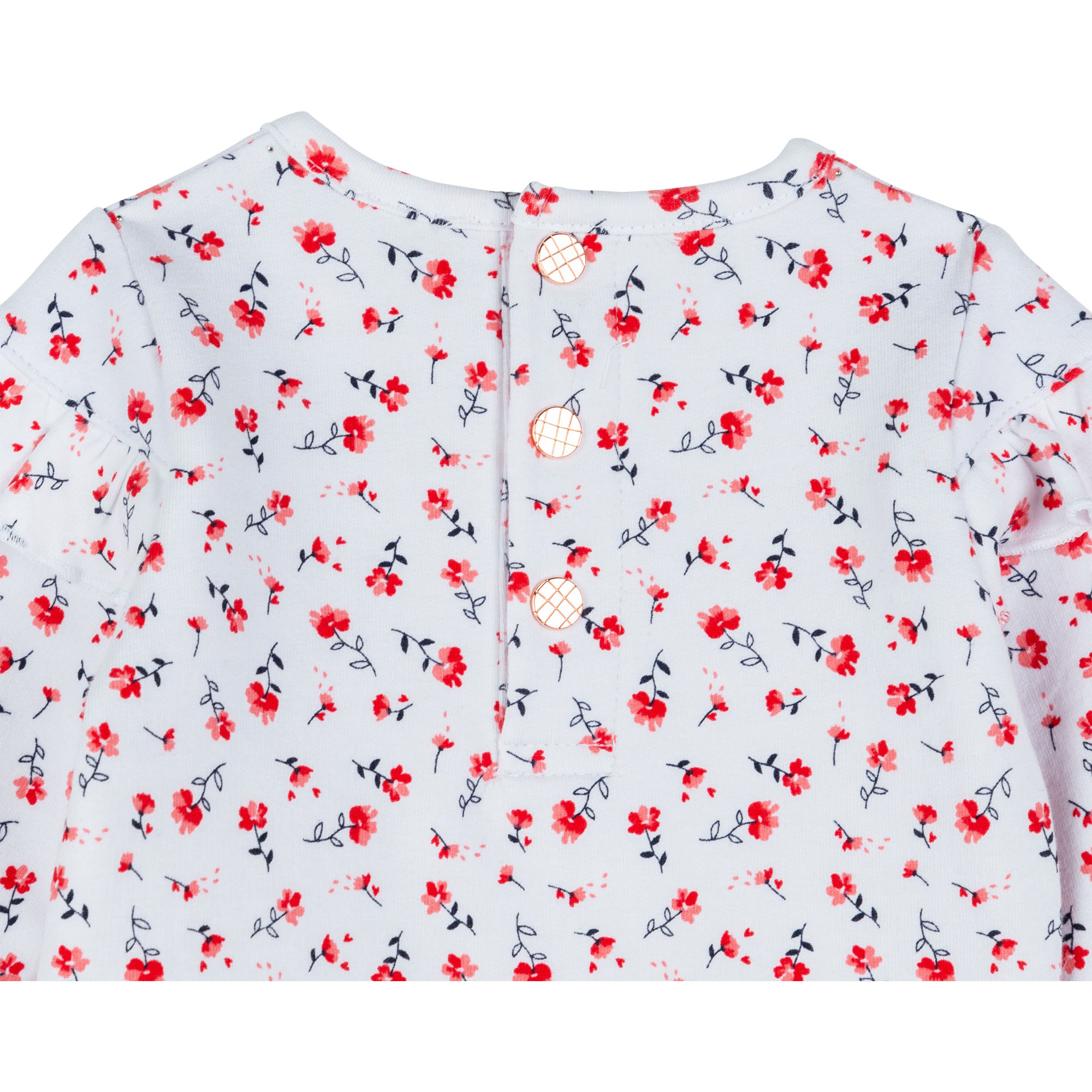 Organic cotton floral sweatshirt CARREMENT BEAU for GIRL
