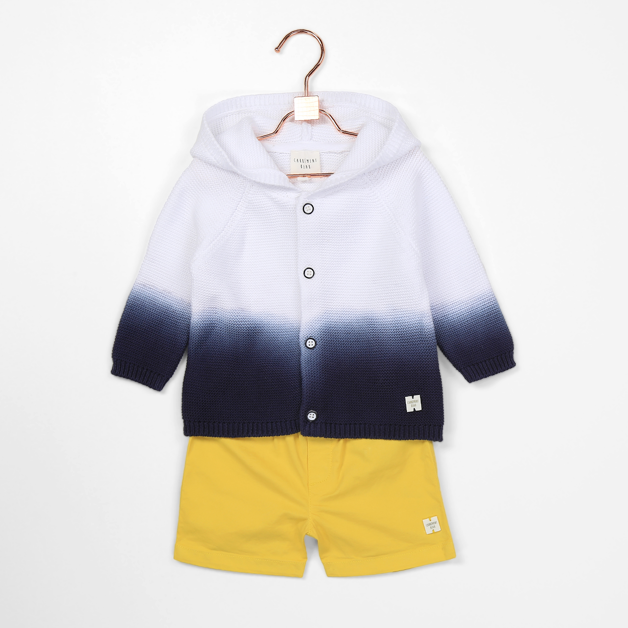 Hooded cotton cardigan CARREMENT BEAU for BOY