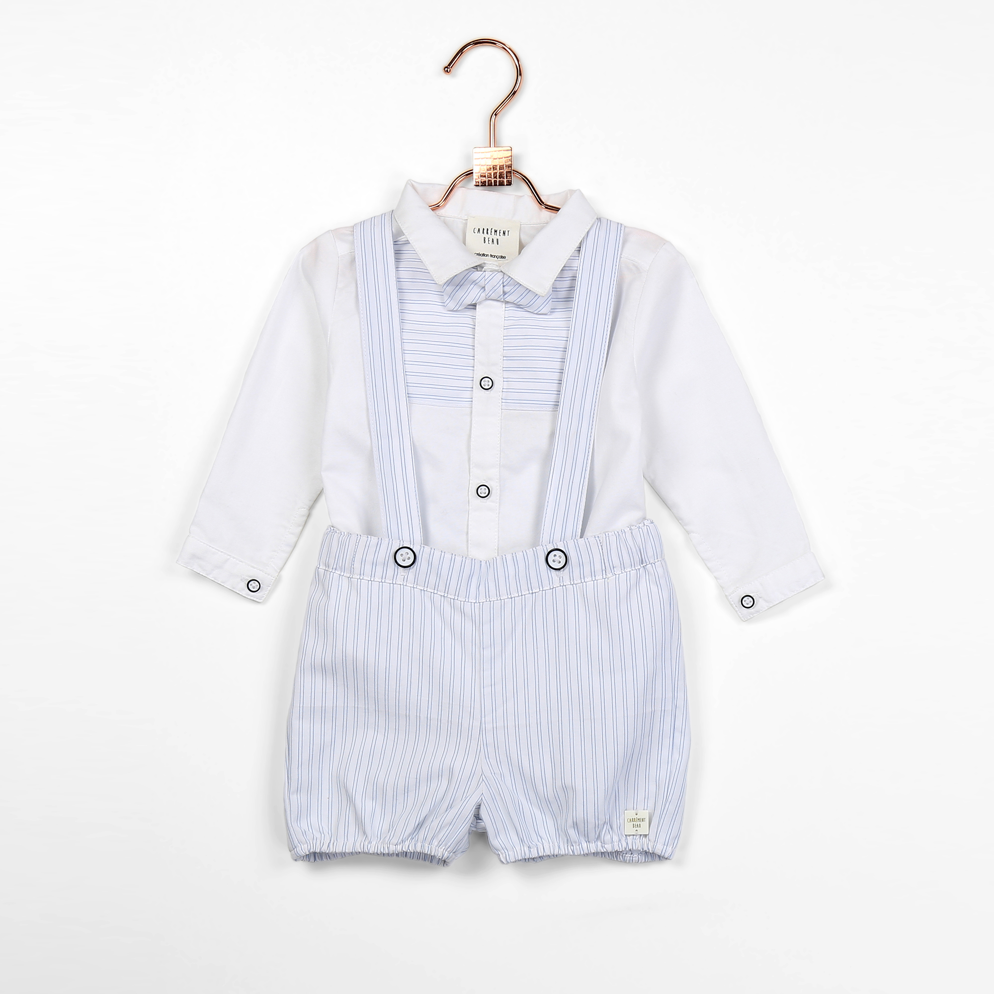 Long-sleeved cotton shirt CARREMENT BEAU for BOY