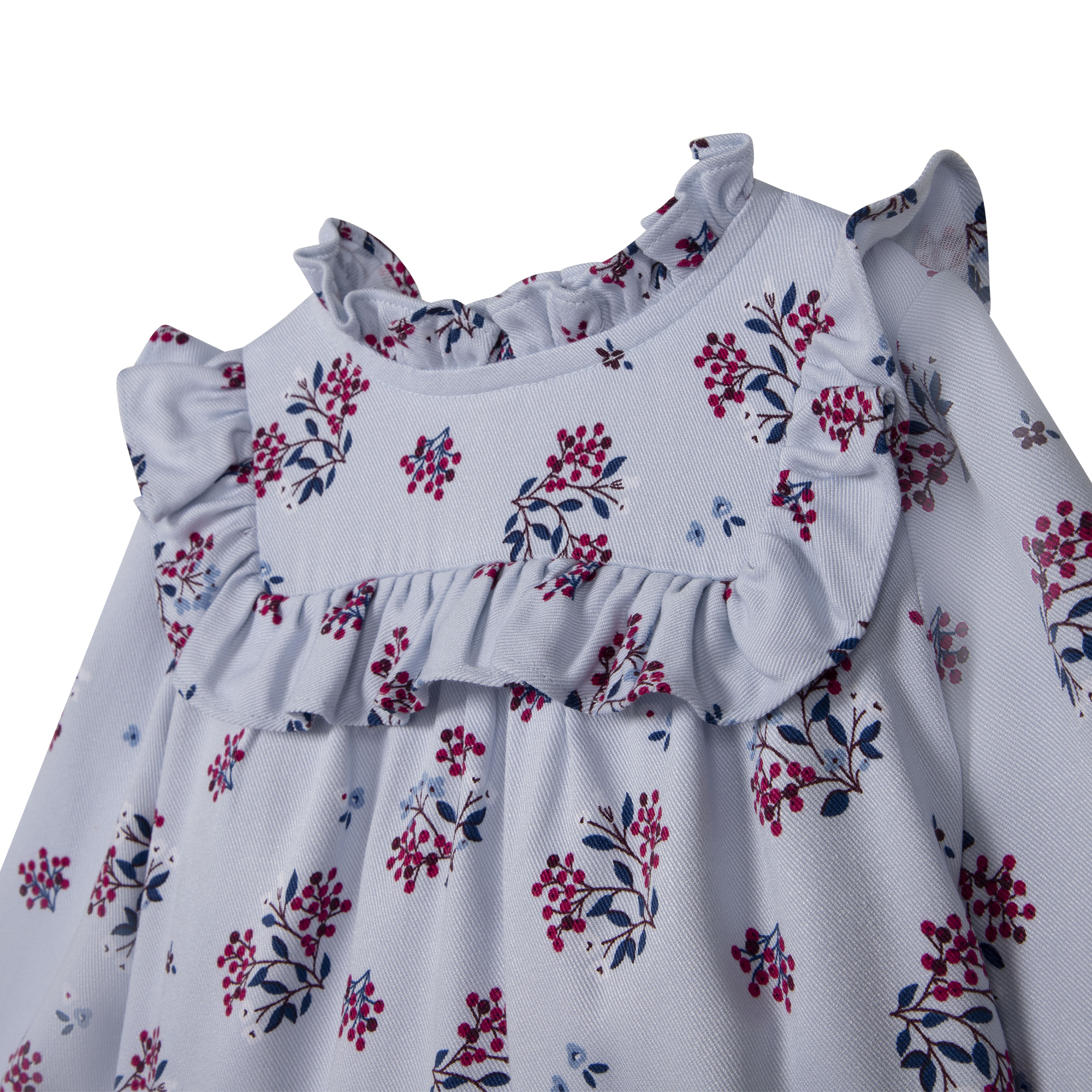 Frilled floral blouse CARREMENT BEAU for GIRL